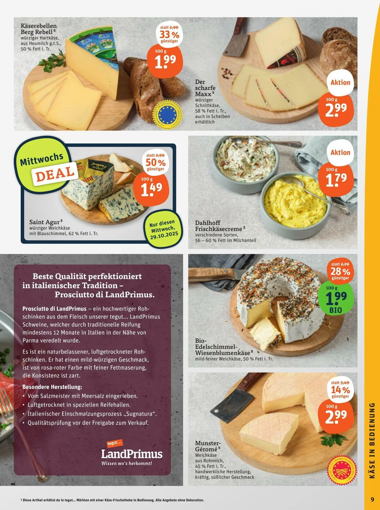 Tegut Aktueller Prospekt von 20. Oktober bis 26. Oktober 2025 - Prospekt seite 11