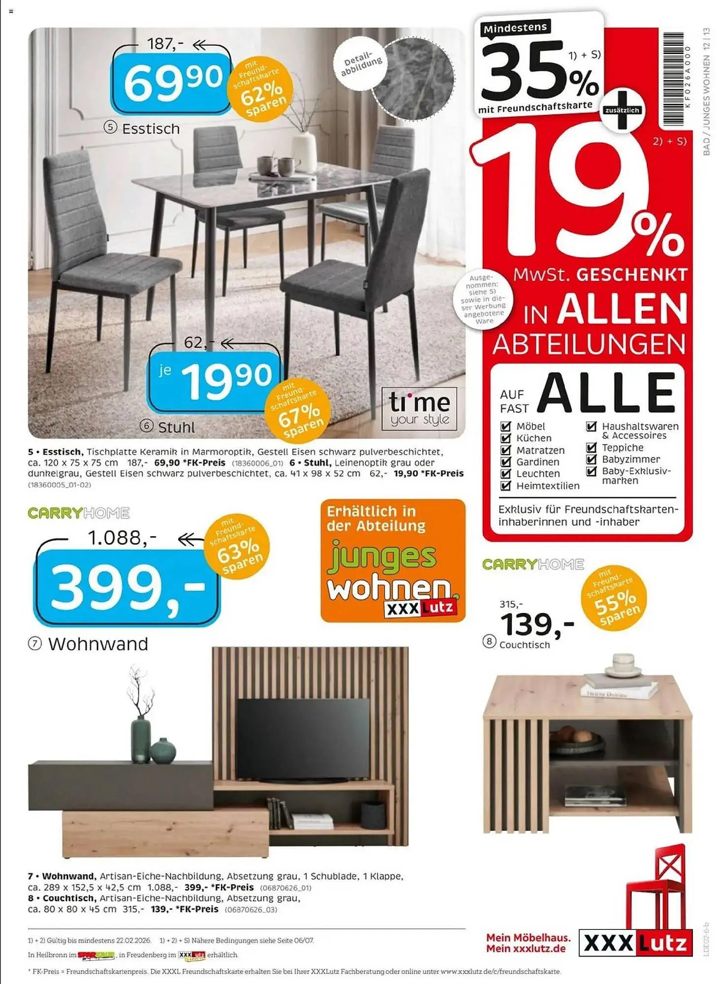 XXXLutz Prospekt von 8. Februar bis 22. Februar 2026 - Prospekt seite 17
