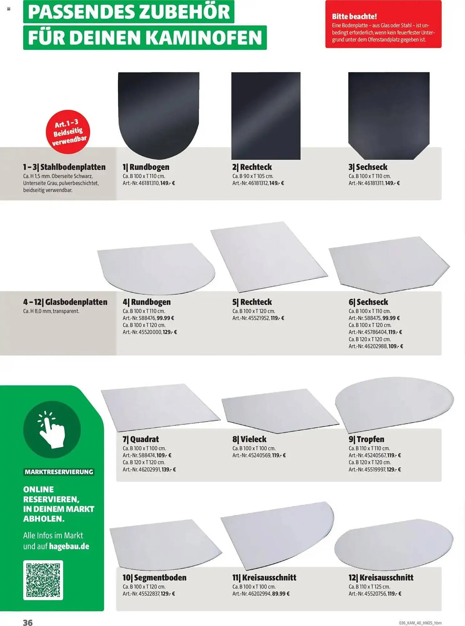 Hagebau Prospekt von 7. Juli bis 30. Juni 2026 - Prospekt seite 36