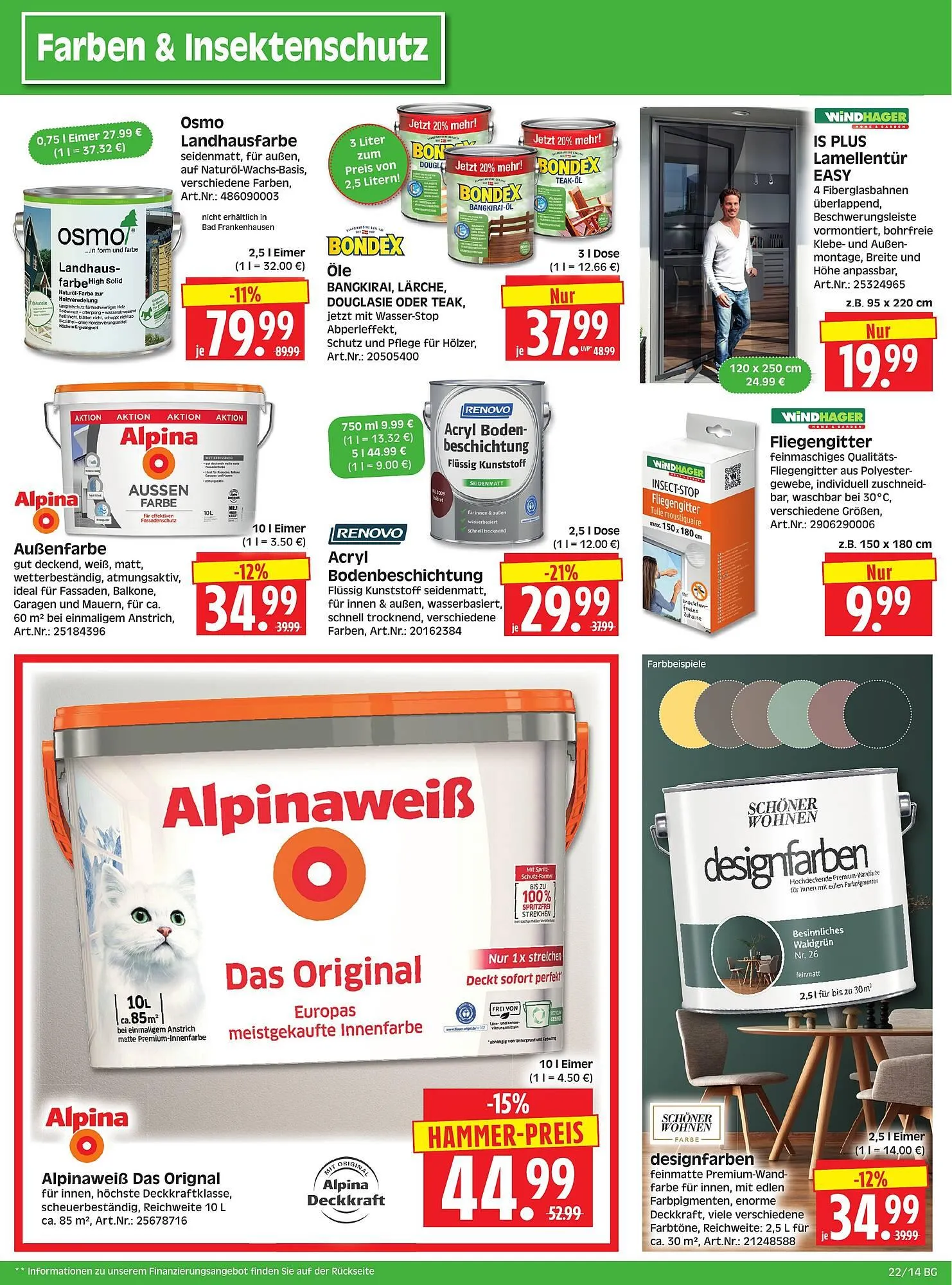 Herkules Baumarkt Prospekt von 26. Mai bis 31. Mai 2025 - Prospekt seite 14