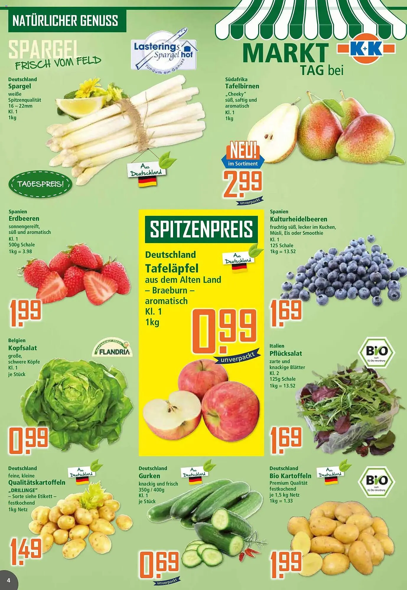 Klaas und Kock Prospekt von 20. April bis 25. April 2026 - Prospekt seite 4