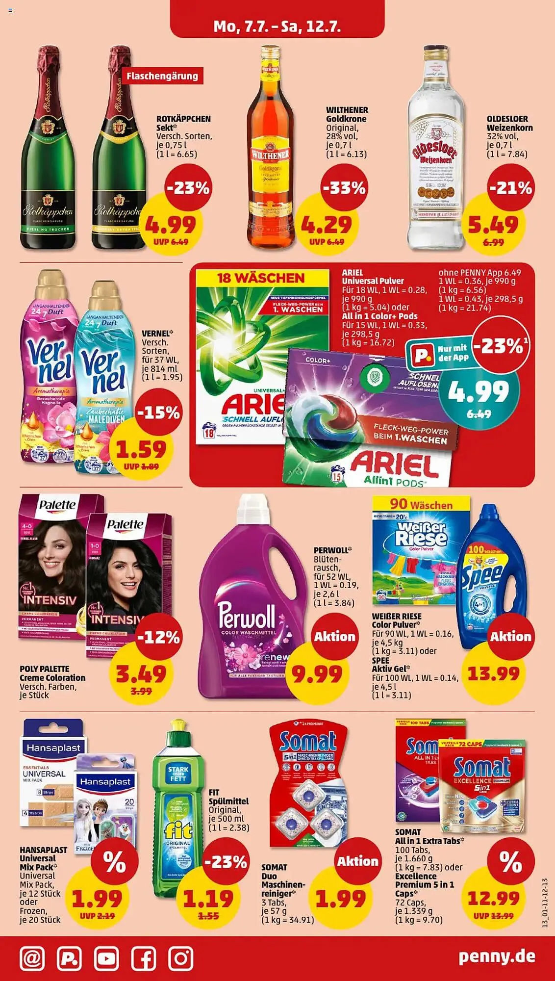 PENNY Prospekt von 7. Juli bis 12. Juli 2025 - Prospekt seite 13