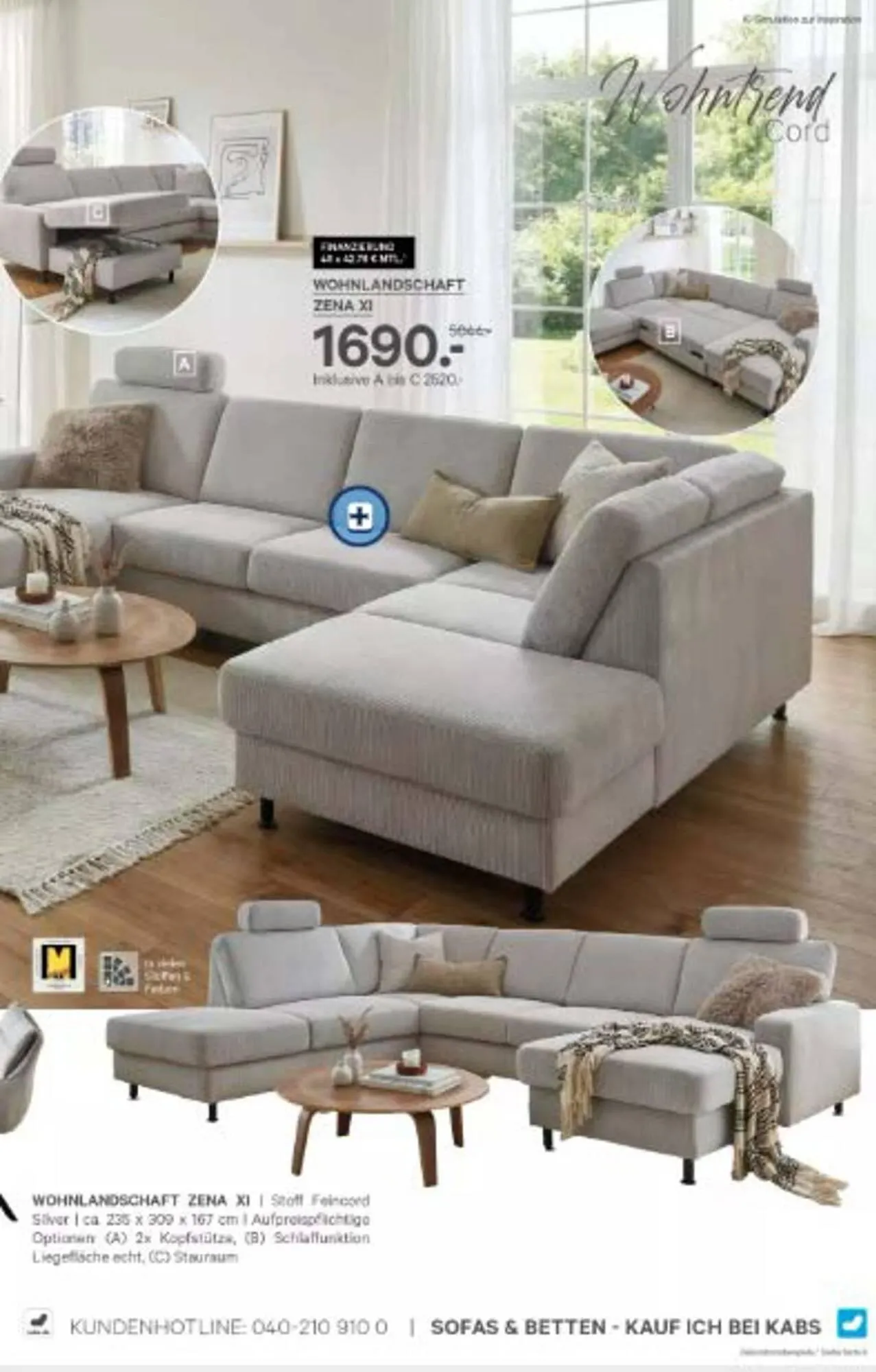 Kabs Polsterwelt Prospekt von 29. Dezember bis 30. Januar 2026 - Prospekt seite 32