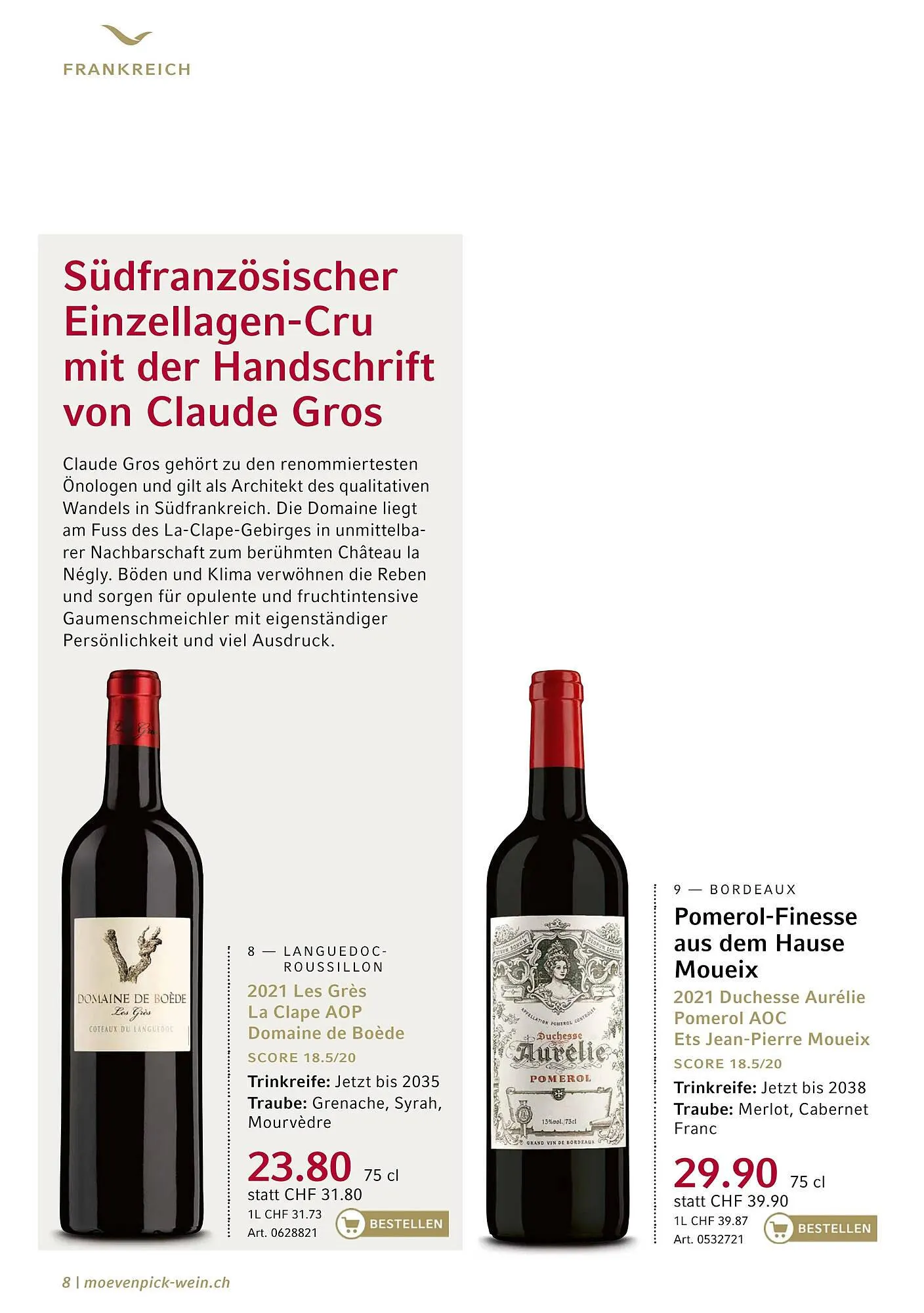 Mövenpick Wein Prospekt von 14. Mai bis 24. Mai 2025 - Prospekt seite 8