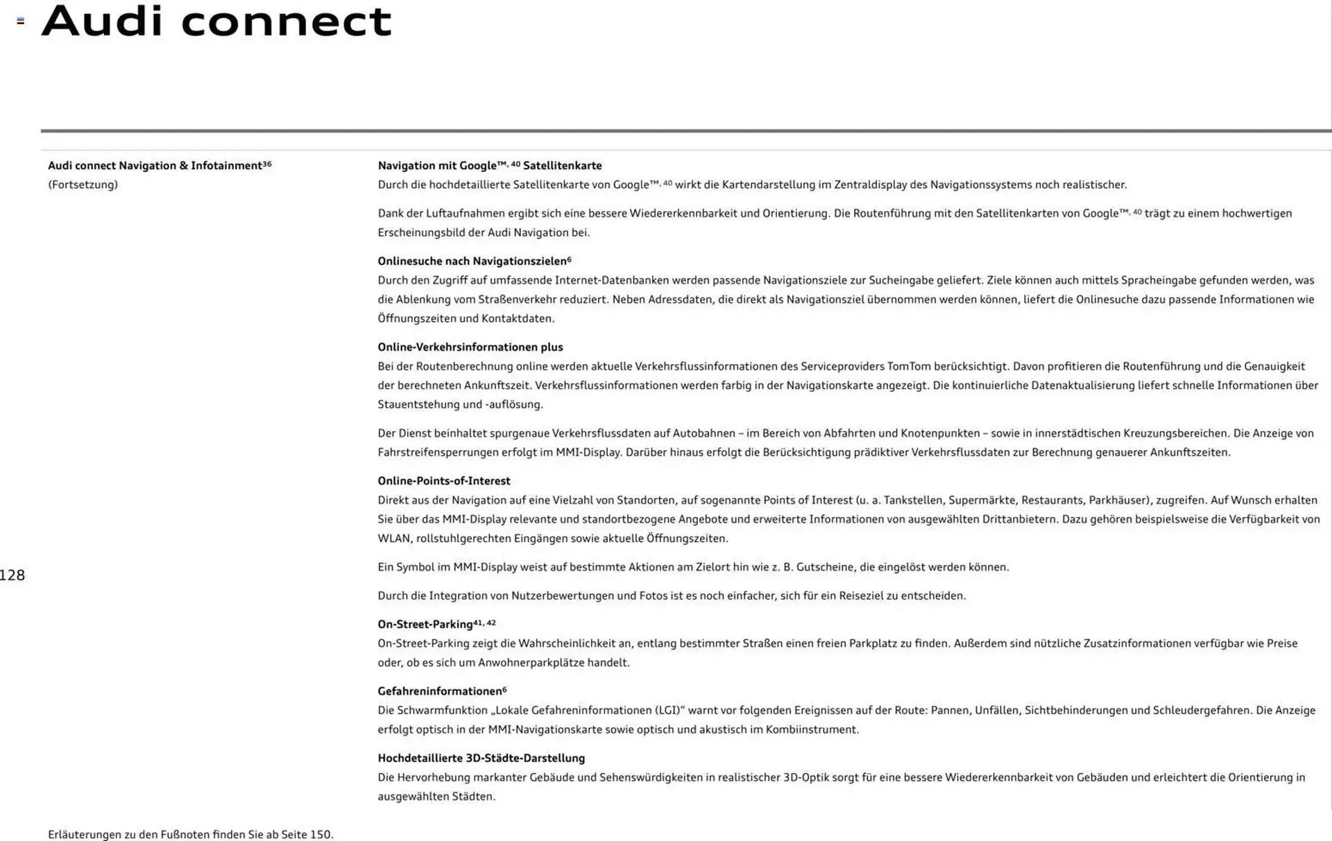 Audi Prospekt von 28. Oktober bis 28. Oktober 2026 - Prospekt seite 128