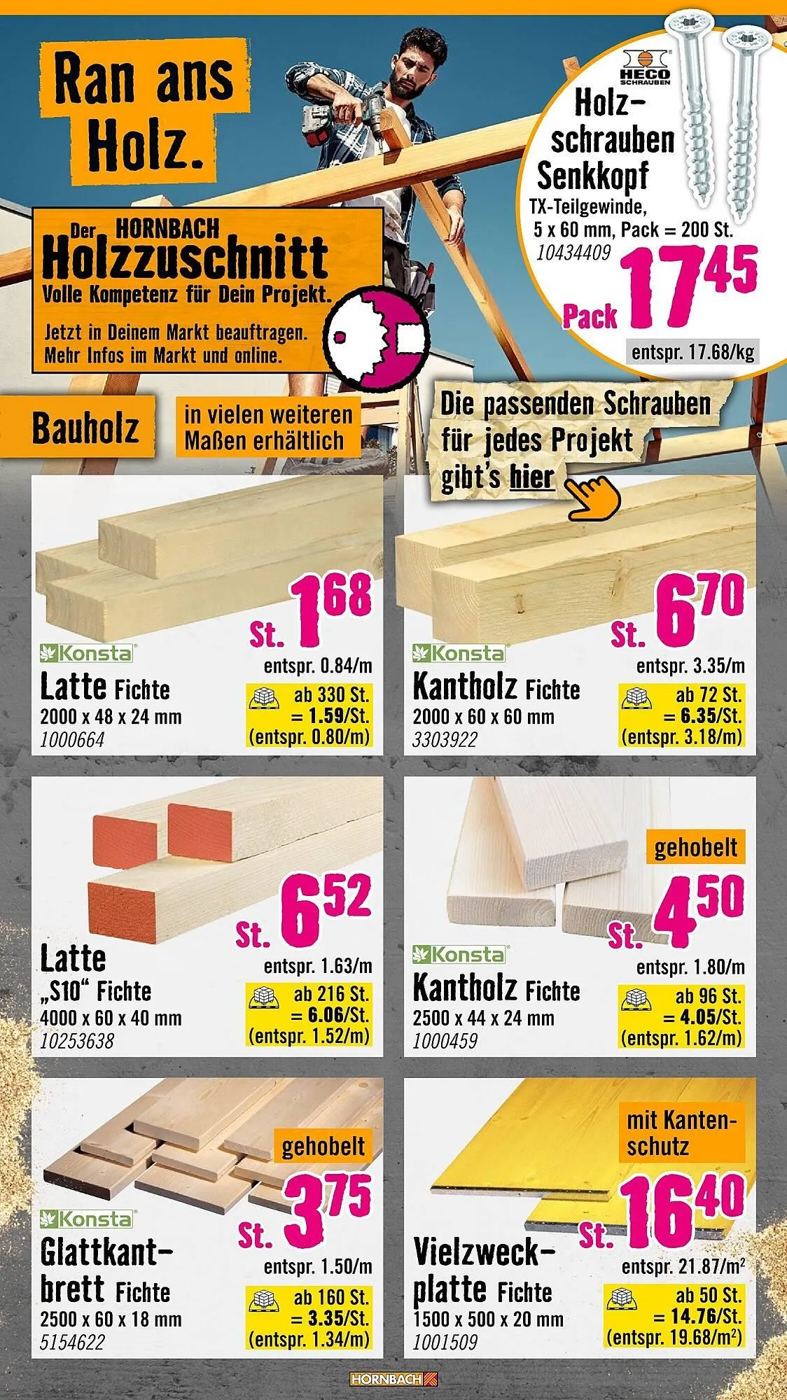 Hornbach Prospekt von 11. März bis 8. April 2026 - Prospekt seite 17