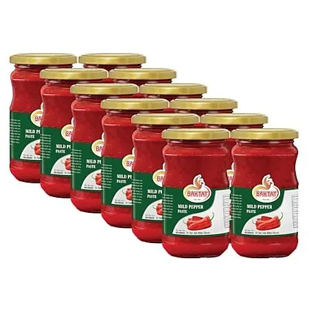 12x BAKTAT 640g - Rote Paprika Paste - Kirmizi Biber Salçasi