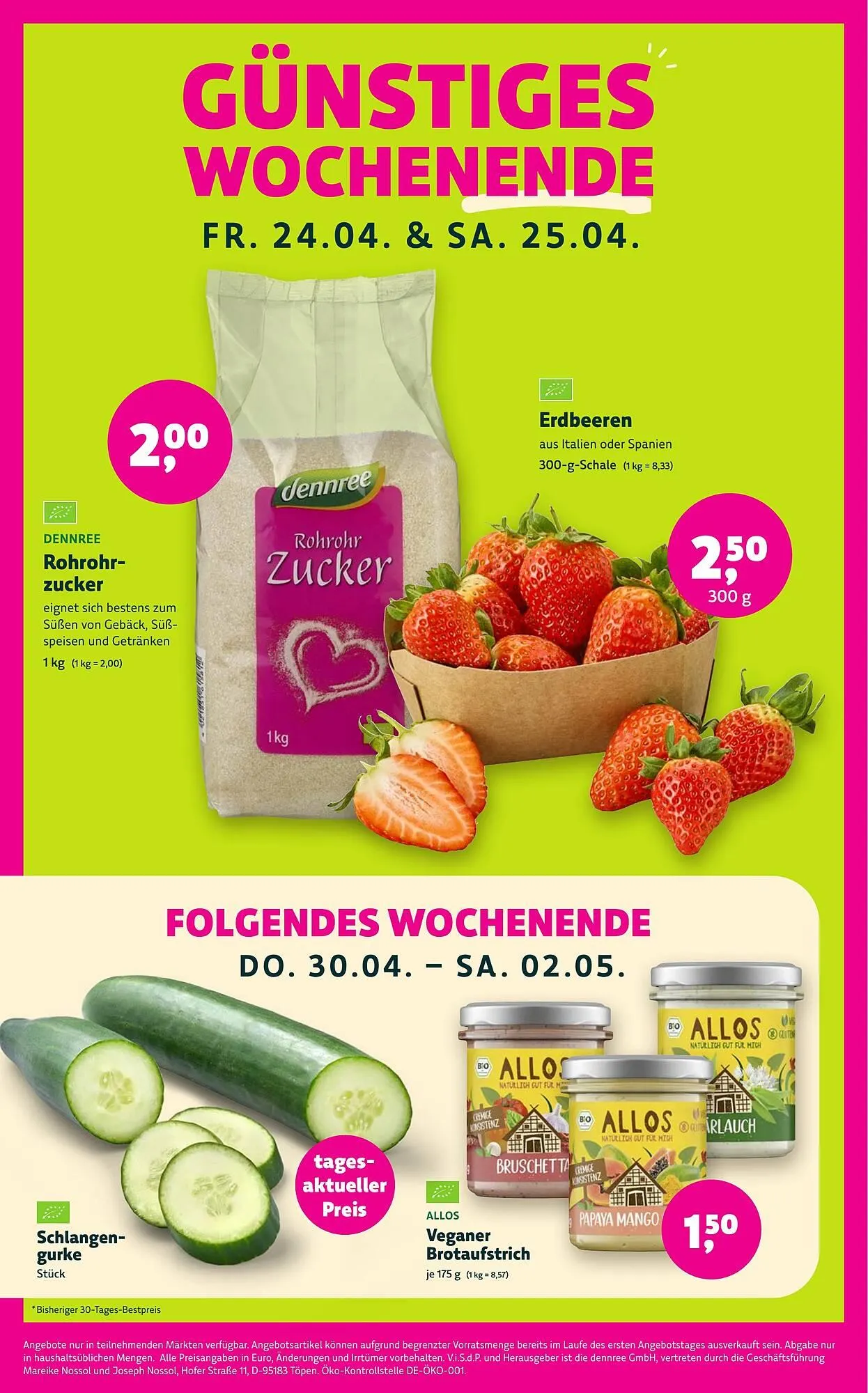 Aleco Biomarkt Prospekt von 22. April bis 5. Mai 2026 - Prospekt seite 4