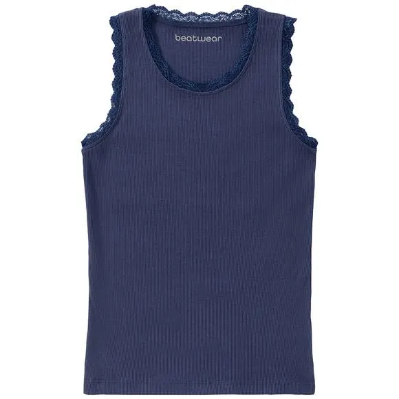 Mädchen Top mit Spitze