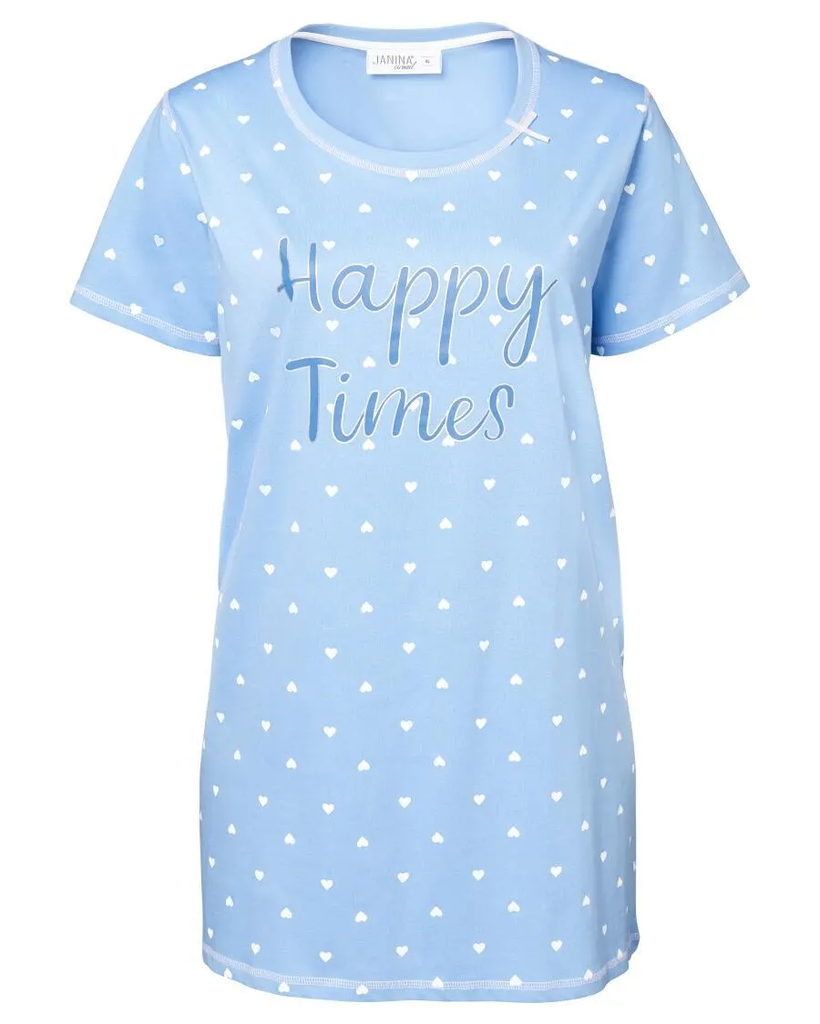 Bigshirt mit Herzmuster