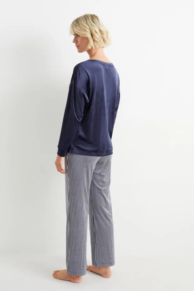 Winterpyjama van velours