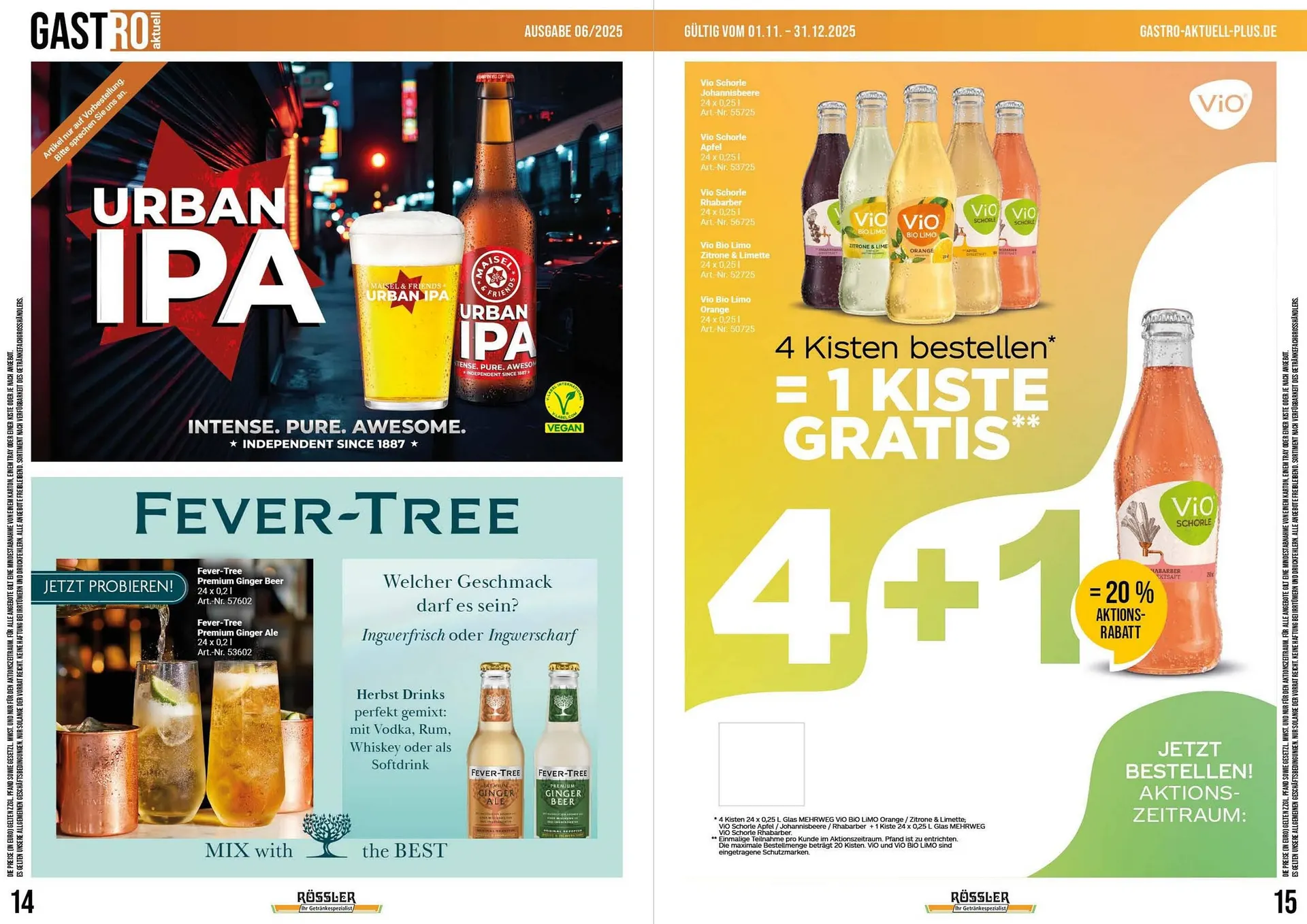 Getränke Rössler Prospekt von 1. November bis 30. November 2025 - Prospekt seite 8
