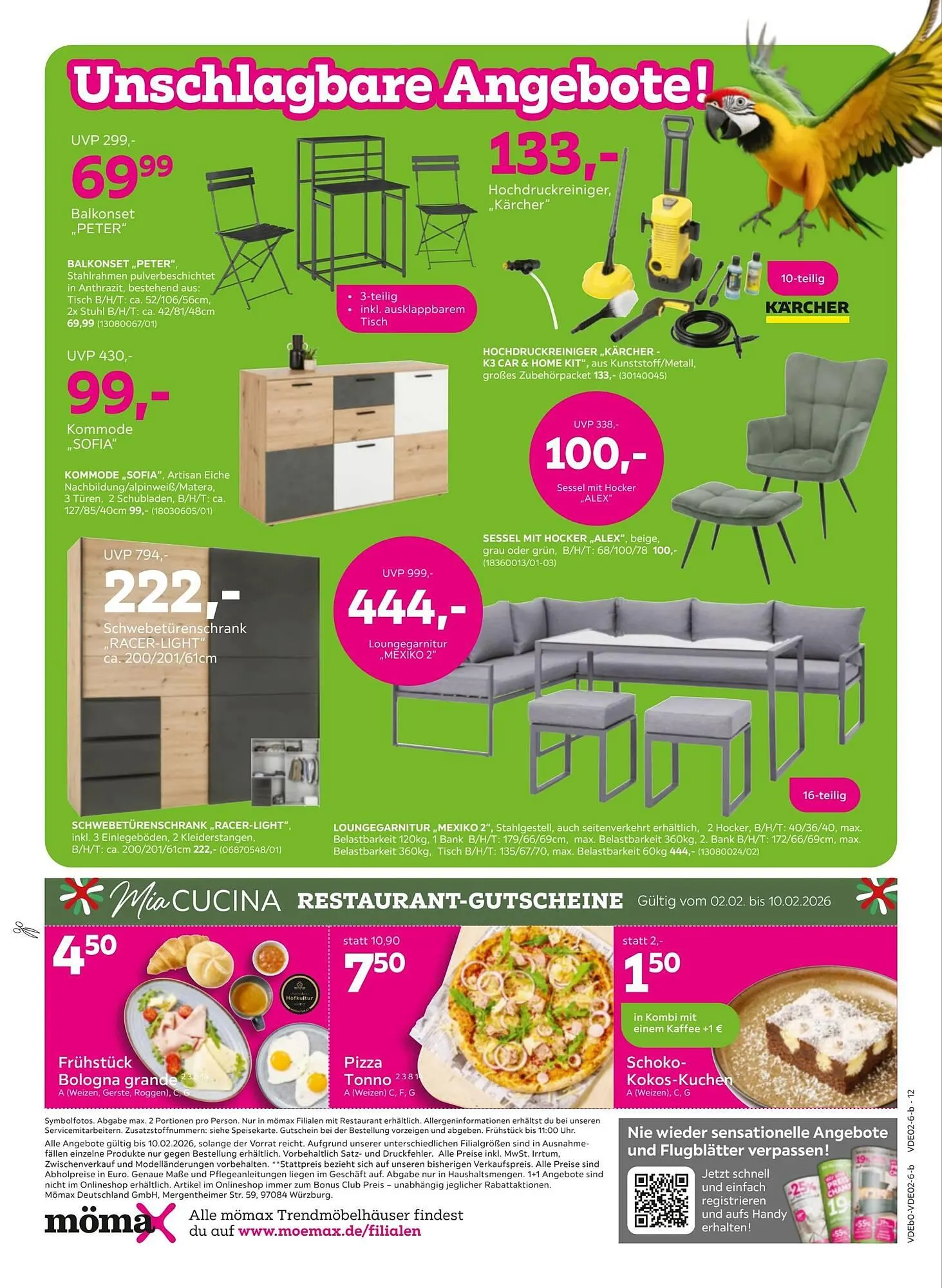 Mömax Prospekt von 2. Februar bis 11. Februar 2026 - Prospekt seite 12
