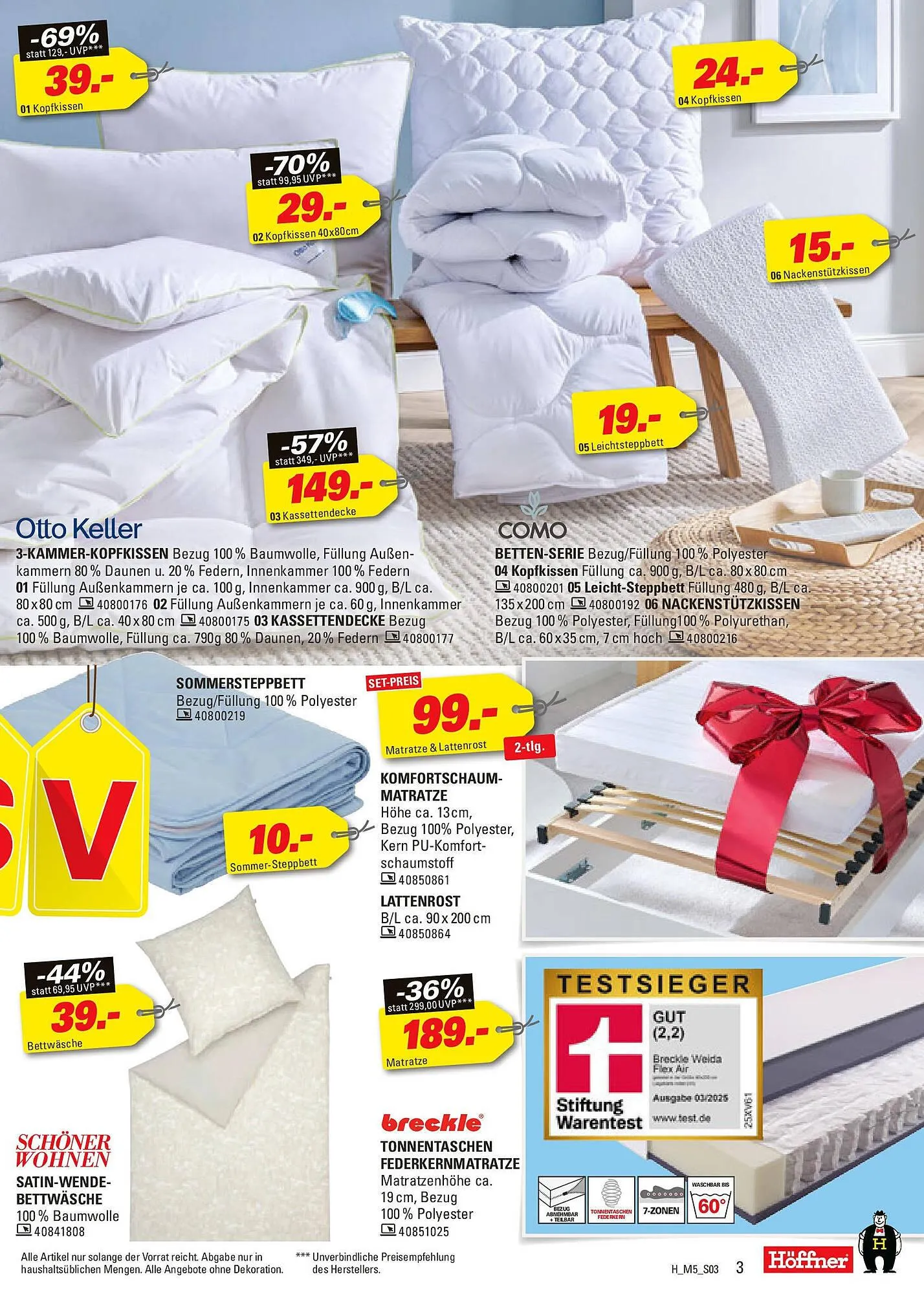 Höffner Prospekt von 12. August bis 26. August 2025 - Prospekt seite 3