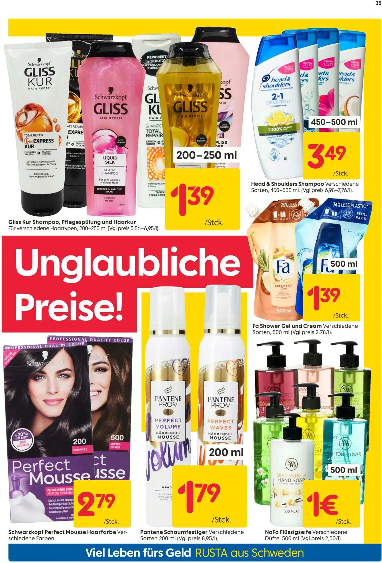 Rusta Aktueller Prospekt von 24. April bis 8. Mai 2025 - Prospekt seite 15