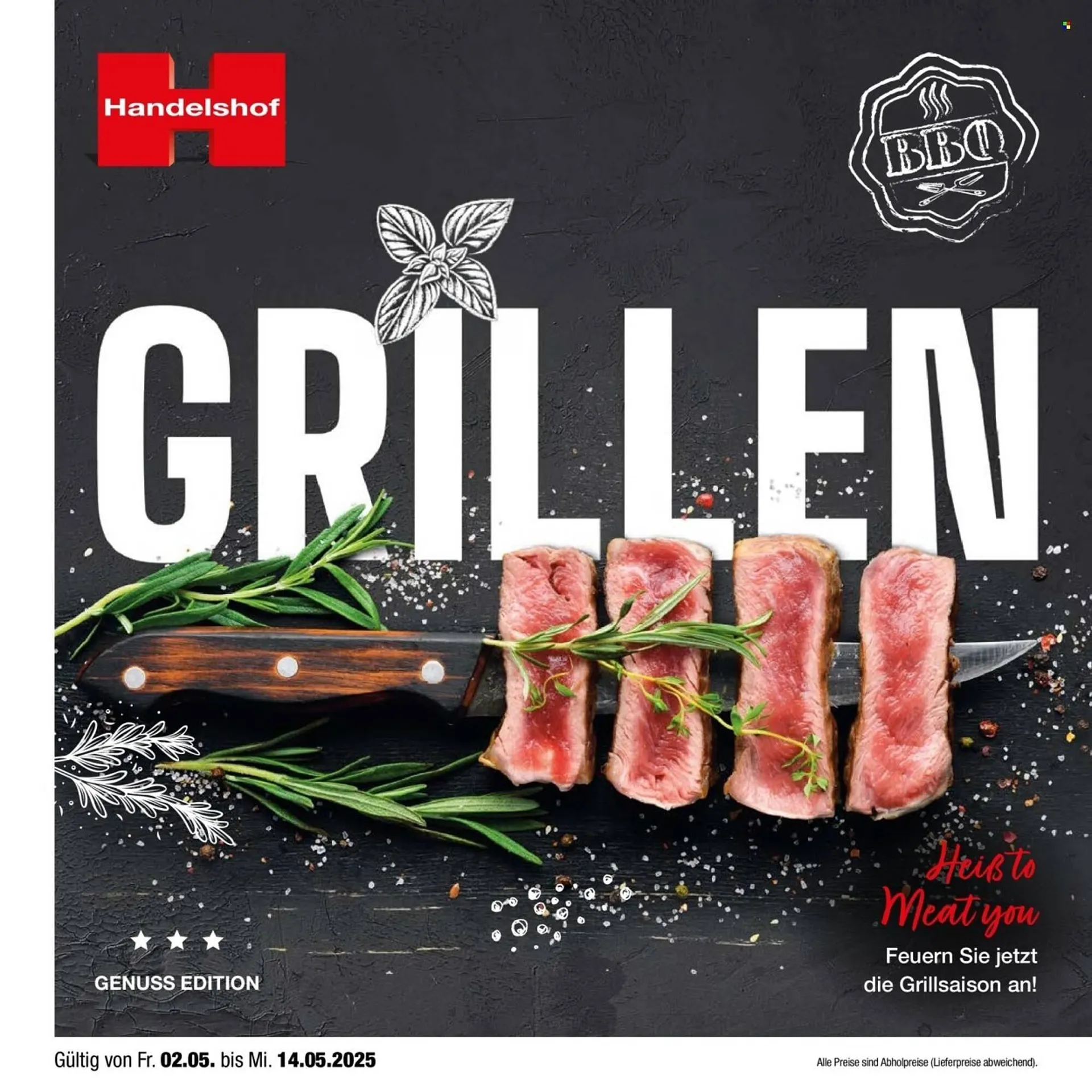 Handelshof Prospekt von 2. Mai bis 14. Mai 2025 - Prospekt seite 1