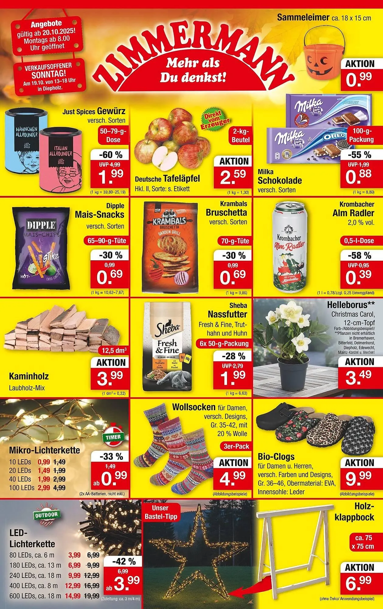 Zimmermann Prospekt von 20. Oktober bis 25. Oktober 2025 - Prospekt seite 1