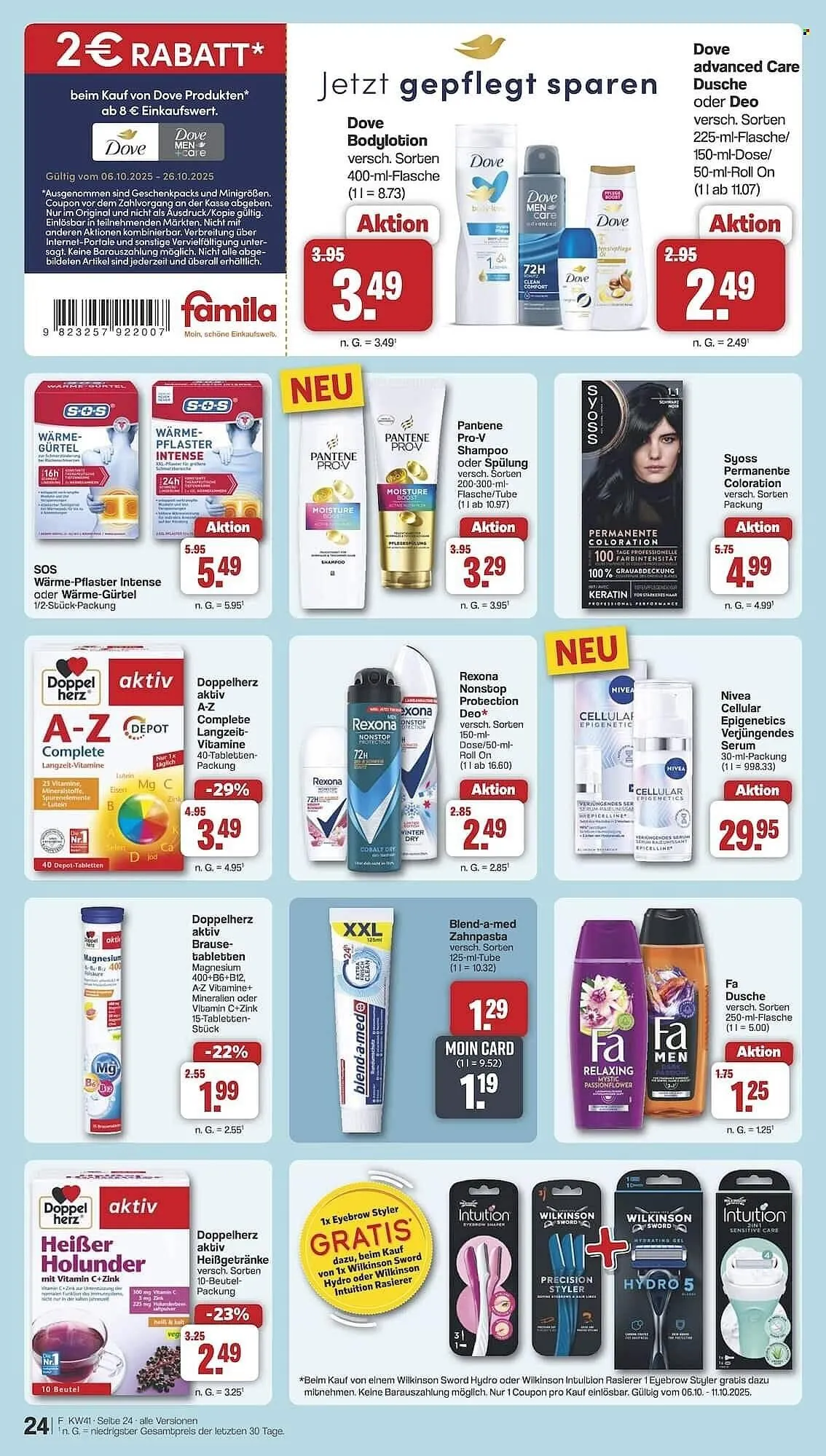 Famila Nord Ost Prospekt von 6. Oktober bis 11. Oktober 2025 - Prospekt seite 26