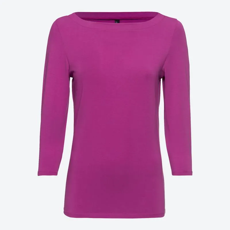 Damen-Shirt mit U-Boot-Ausschnitt