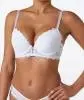 Weißer Push-up-BH Janina, verstellbare Träger