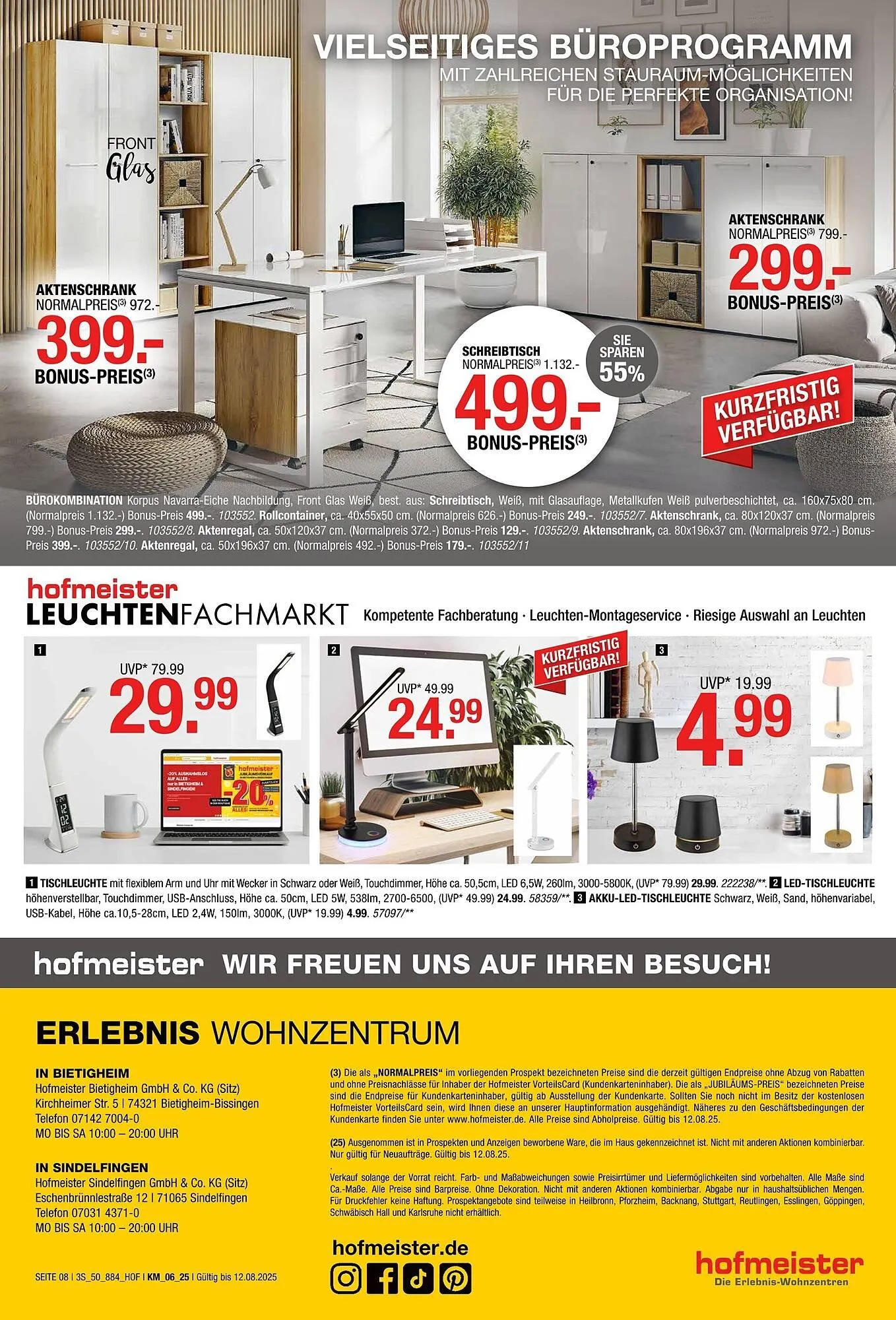 Hofmeister Prospekt von 17. Juni bis 12. August 2025 - Prospekt seite 8