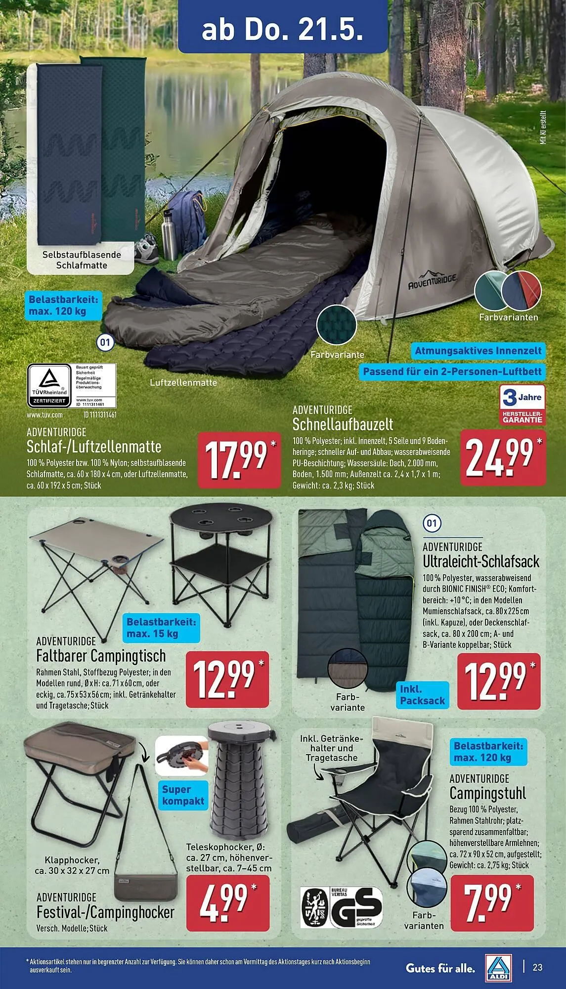 Aldi Nord Prospekt von 18. Mai bis 23. Mai 2026 - Prospekt seite 23