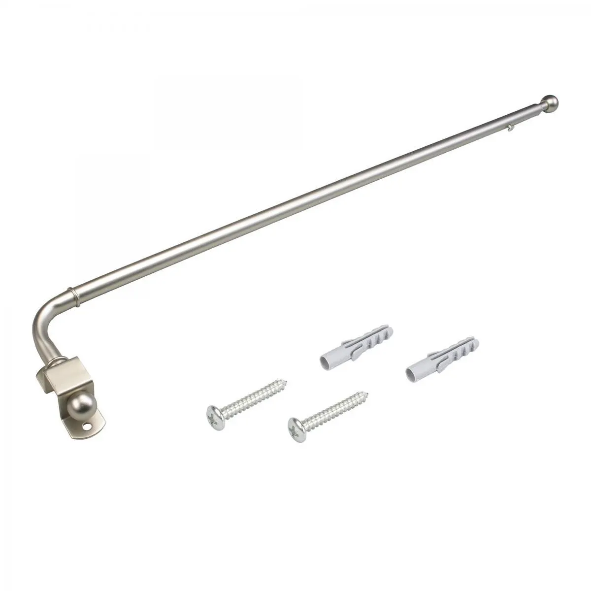 Schwenkarm, chrom-matt, 60-100 cm