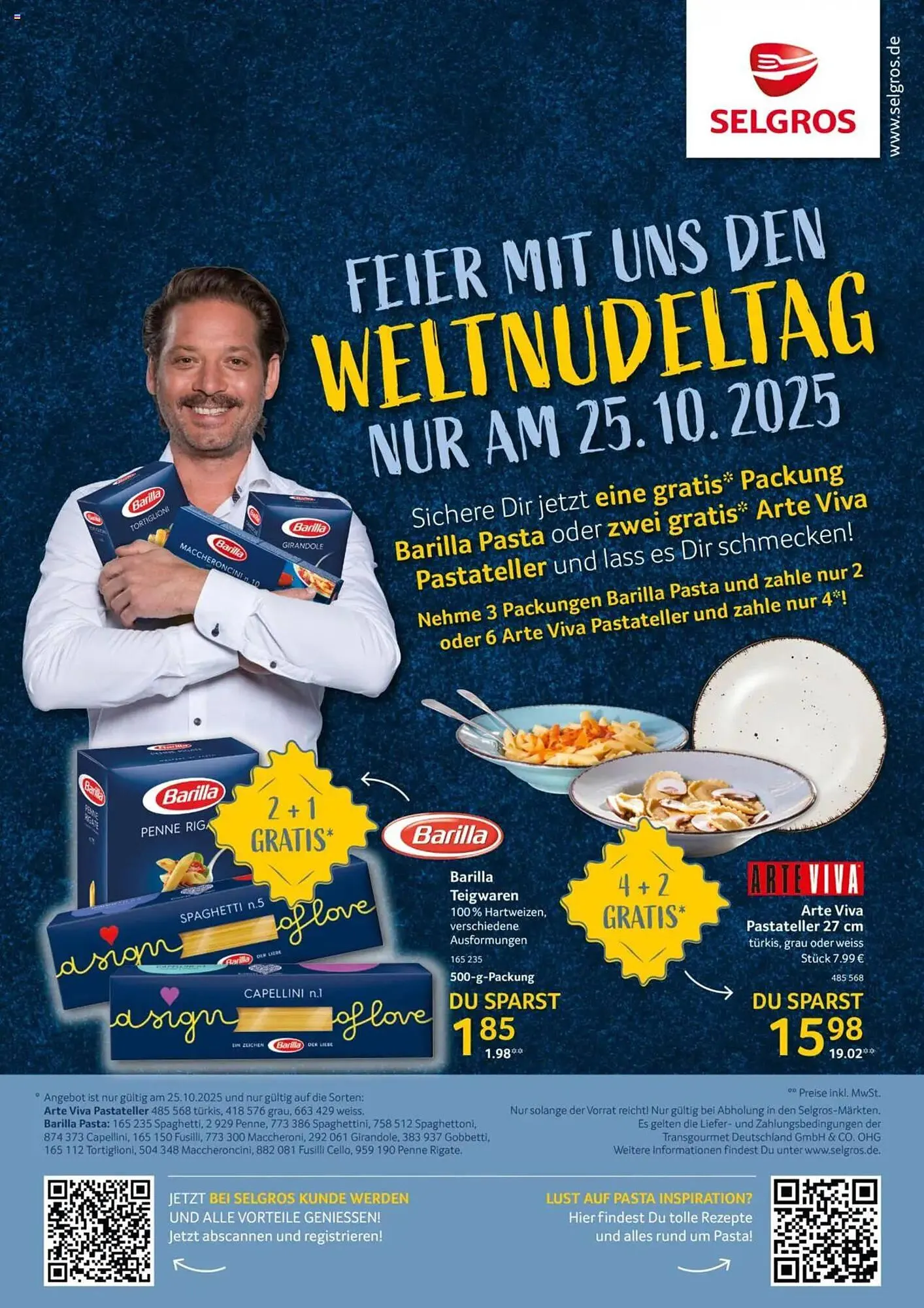 Selgros Prospekt von 25. Oktober bis 25. Oktober 2025 - Prospekt seite 1