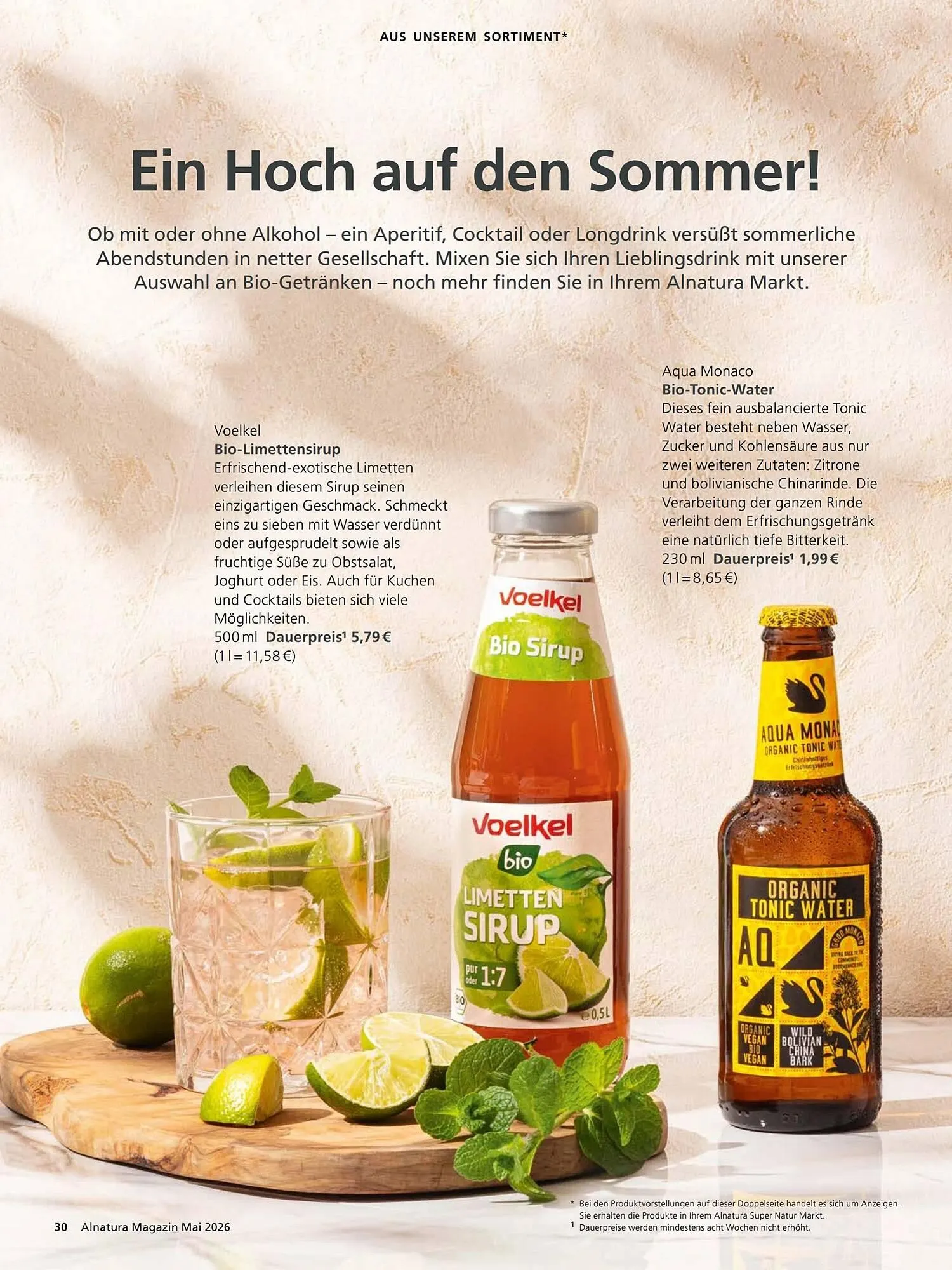 Alnatura Magazin von 1. Mai bis 1. Juni 2026 - Prospekt seite 30