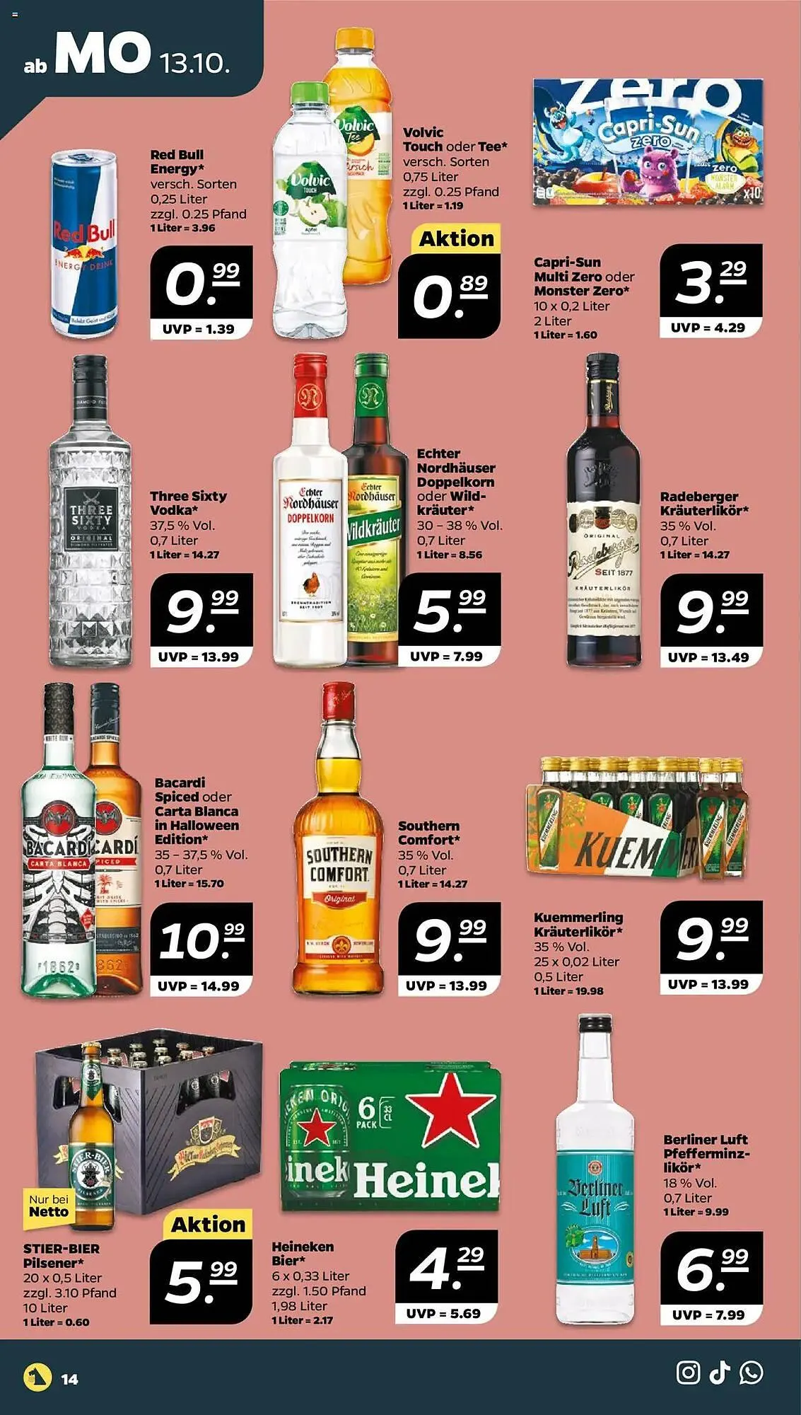 NETTO Prospekt von 13. Oktober bis 18. Oktober 2025 - Prospekt seite 14