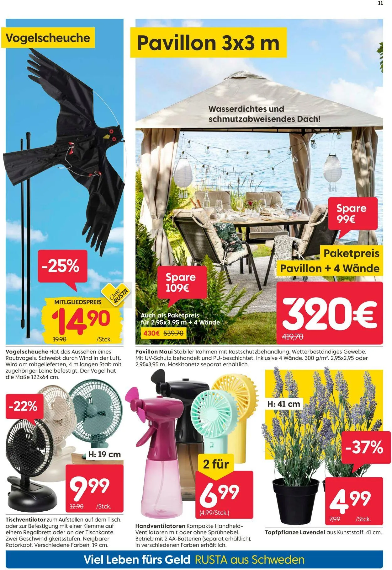 Rusta Aktueller Prospekt von 22. Mai bis 5. Juni 2025 - Prospekt seite 11