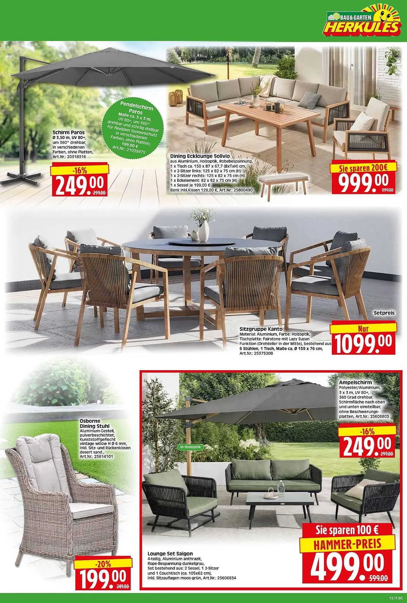 Herkules Baumarkt Prospekt von 16. März bis 21. März 2026 - Prospekt seite 5