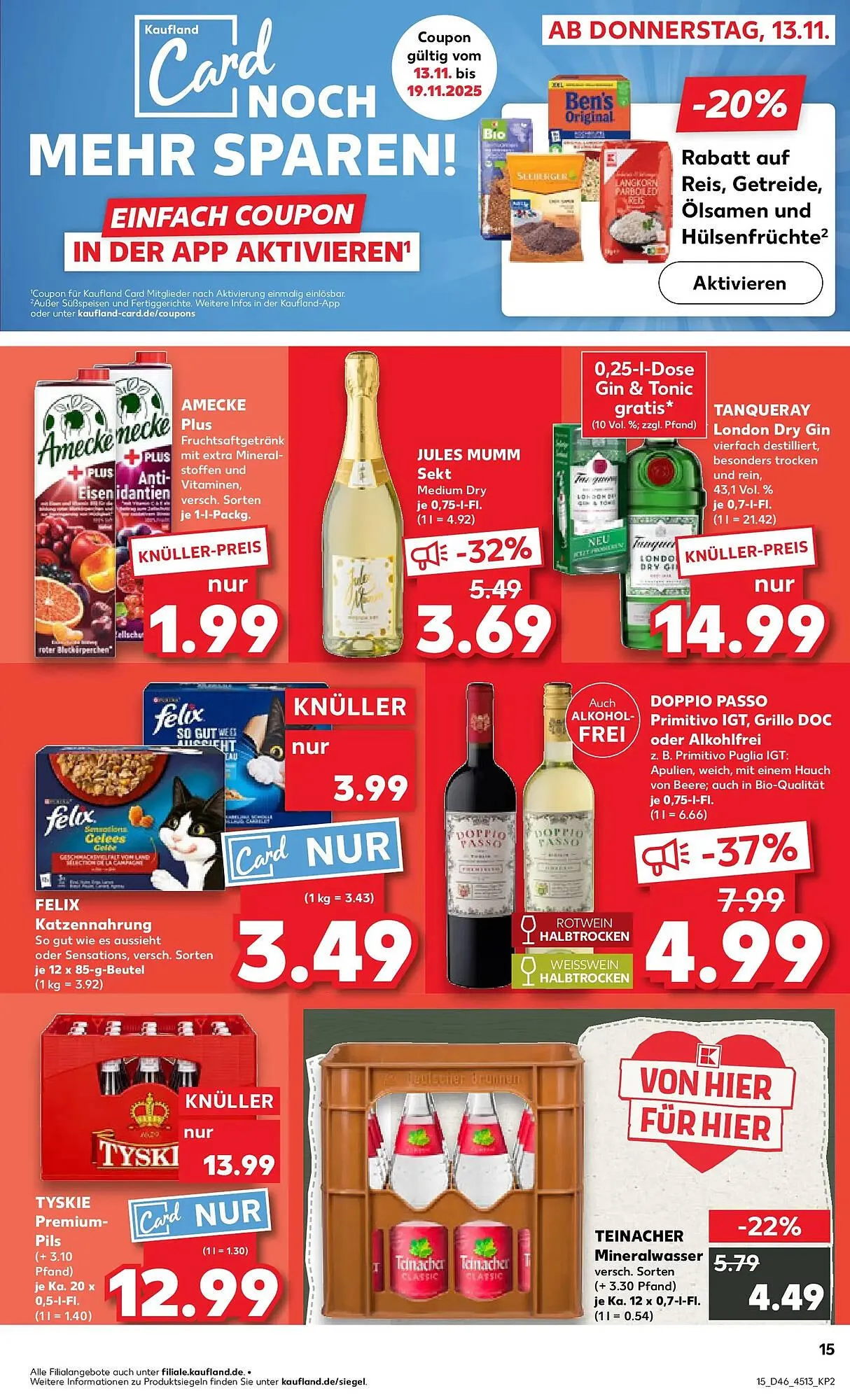 Kaufland Prospekt von 16. November bis 19. November 2025 - Prospekt seite 15