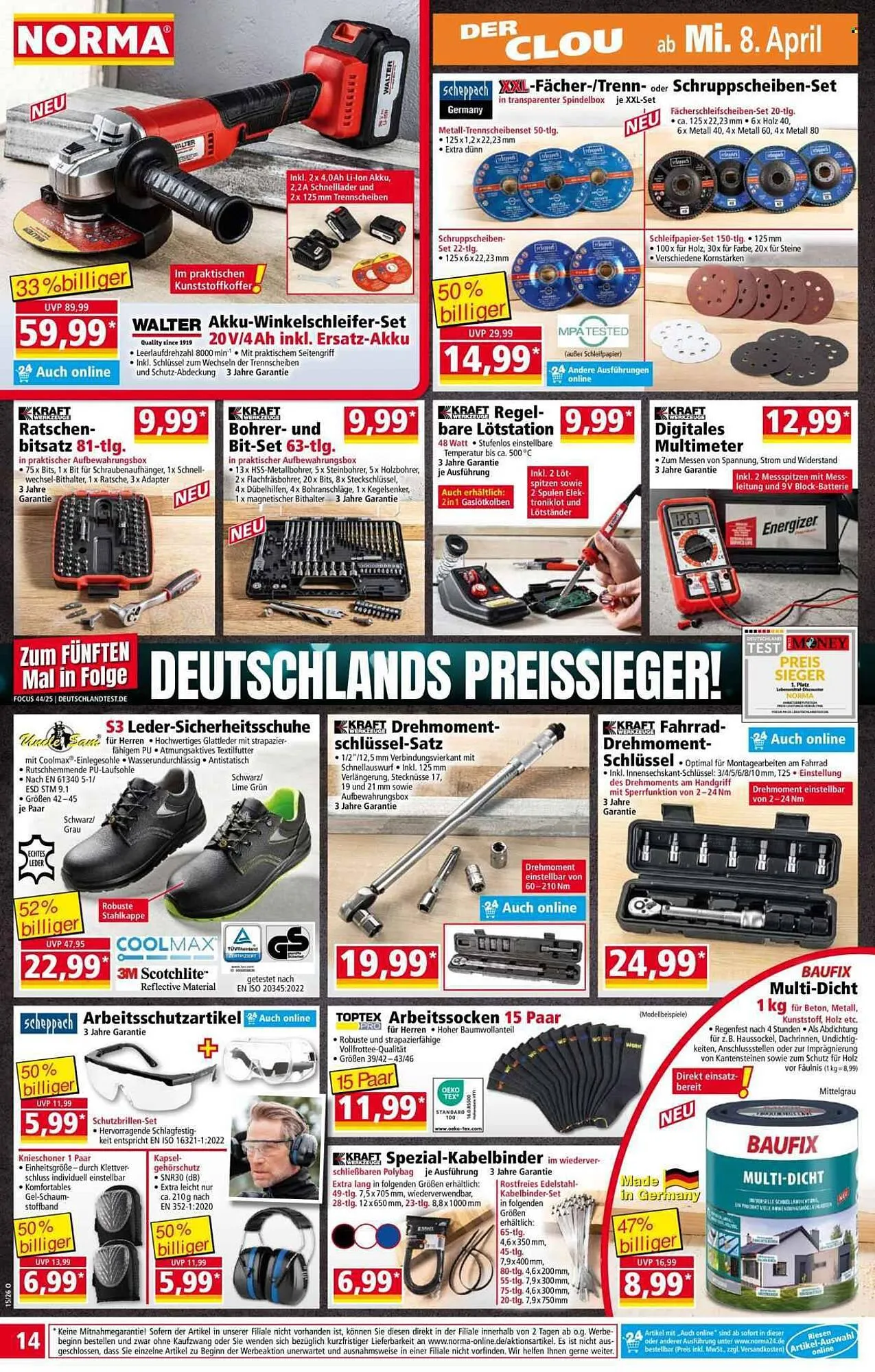 Norma Prospekt von 7. April bis 12. April 2026 - Prospekt seite 14