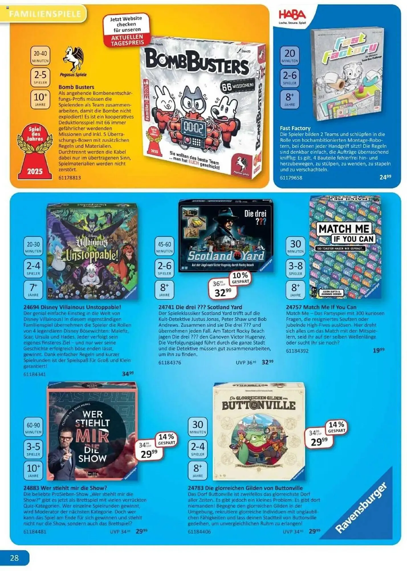 Vedes Prospekt von 25. August bis 31. Oktober 2025 - Prospekt seite 28