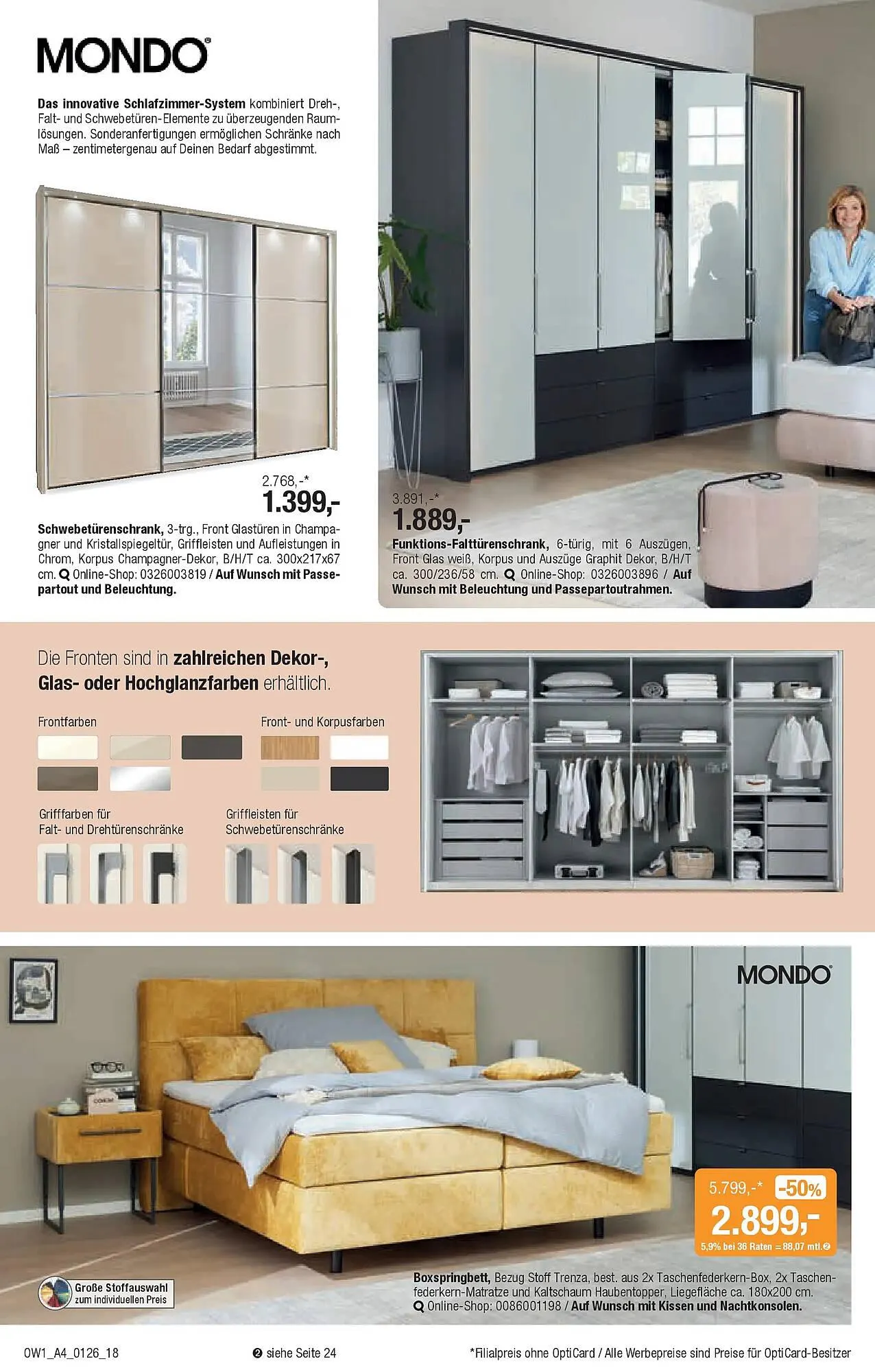 Opti Wohnwelt Prospekt von 18. Dezember bis 28. Januar 2026 - Prospekt seite 18