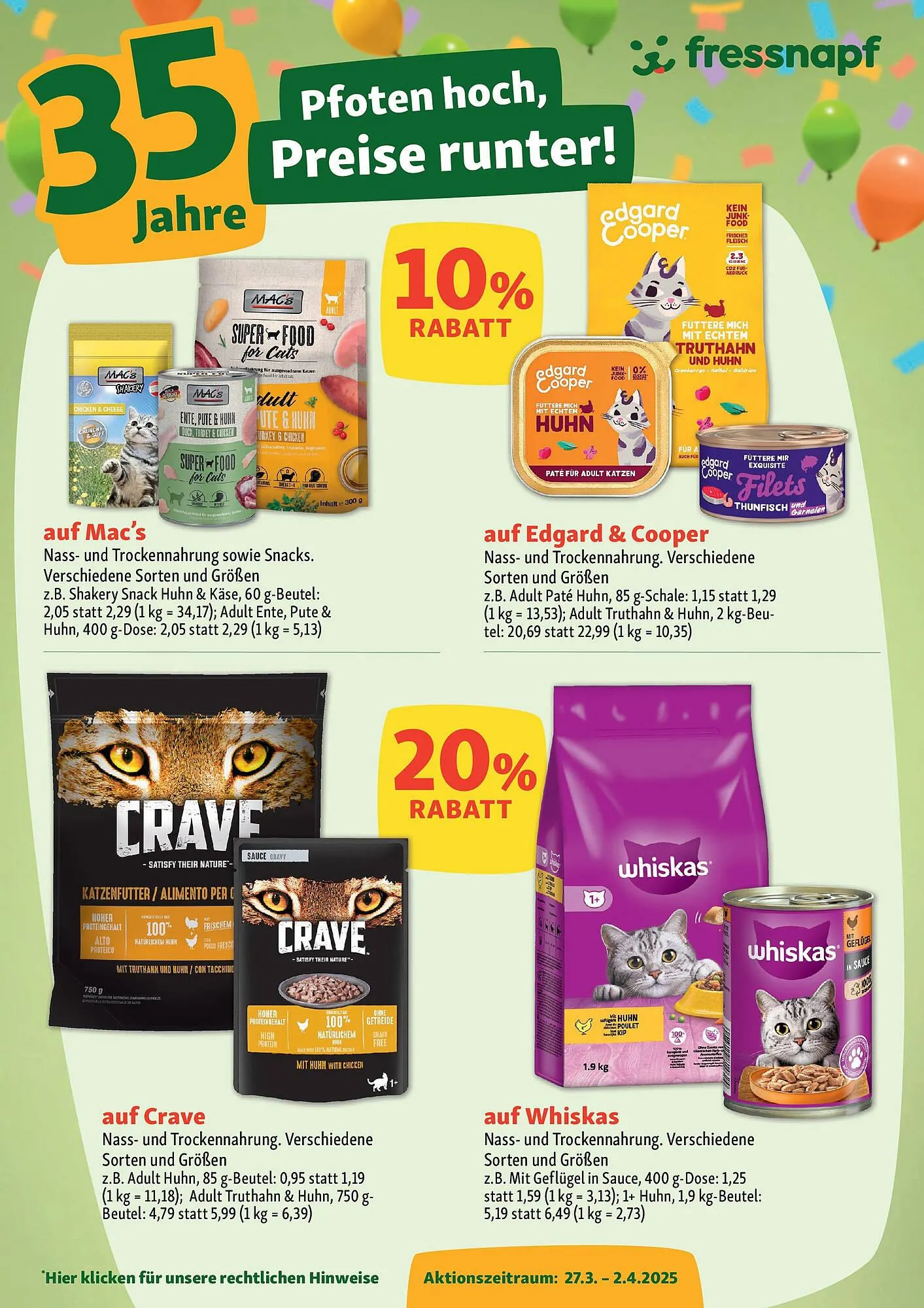Fressnapf Prospekt von 26. März bis 2. April 2025 - Prospekt seite 9