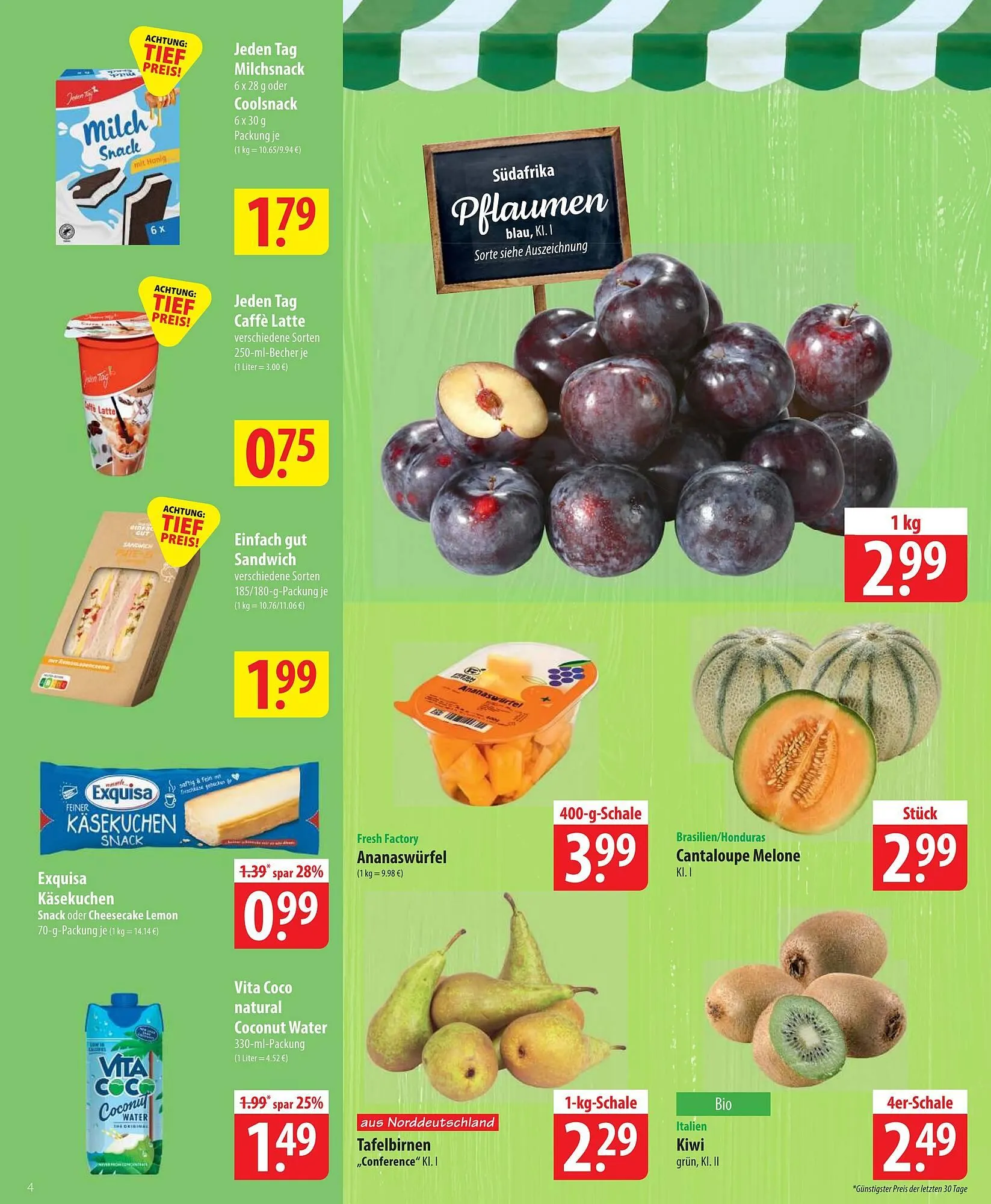 Famila Nord Ost Prospekt von 23. März bis 28. März 2026 - Prospekt seite 4