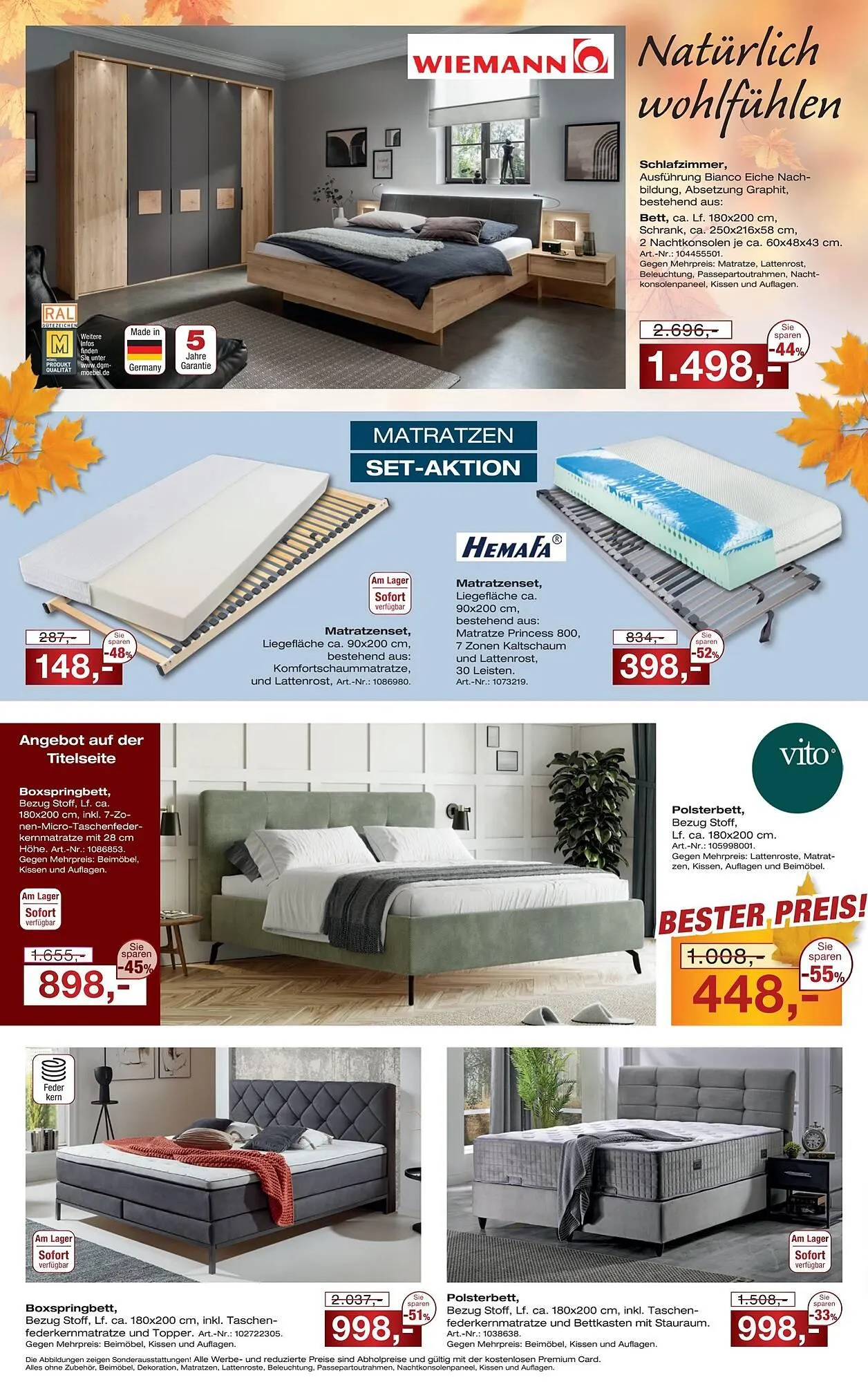 Möbel Inhofer Prospekt von 22. Oktober bis 9. November 2025 - Prospekt seite 8