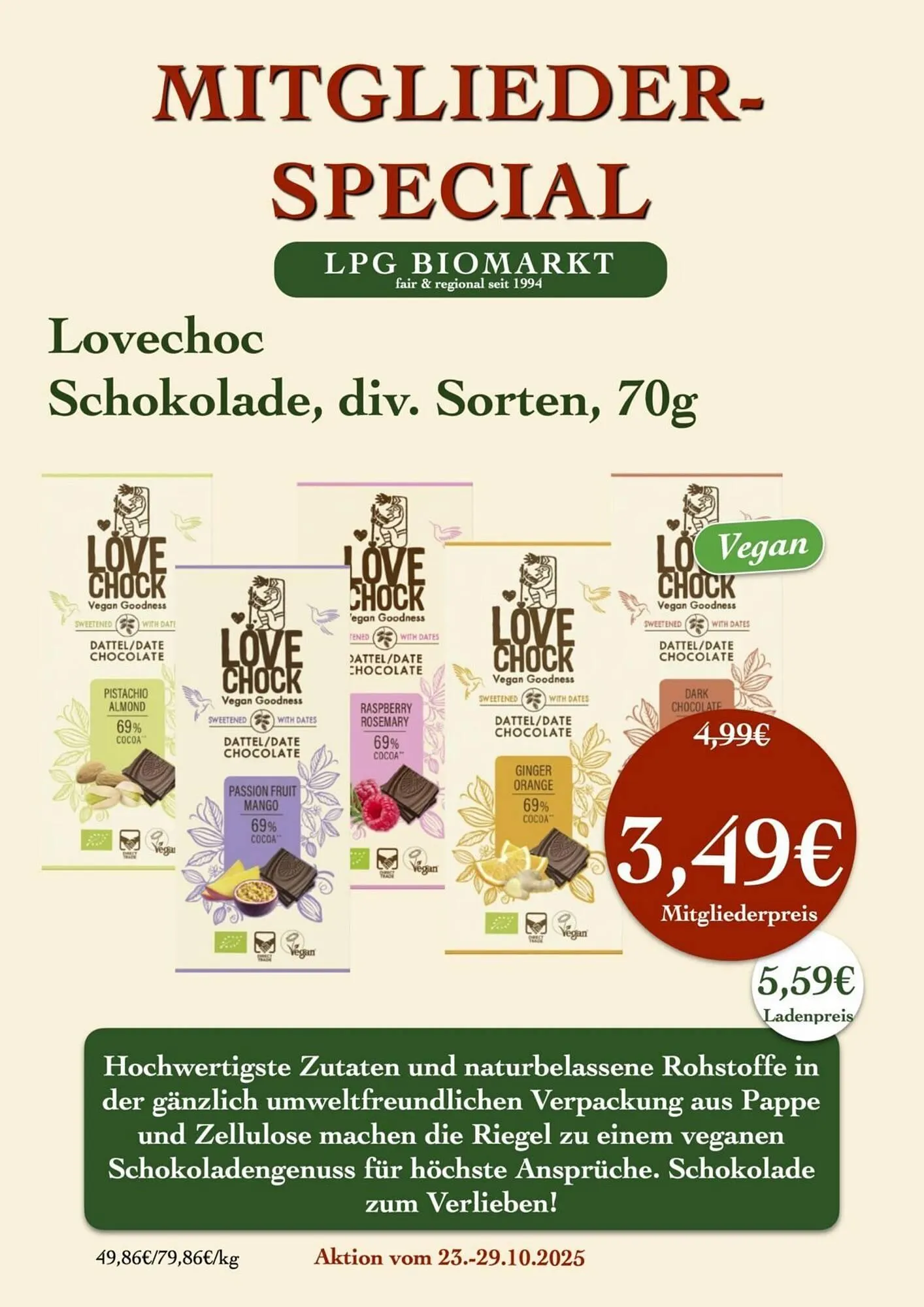 LPG Biomarkt Prospekt von 23. Oktober bis 29. Oktober 2025 - Prospekt seite 9