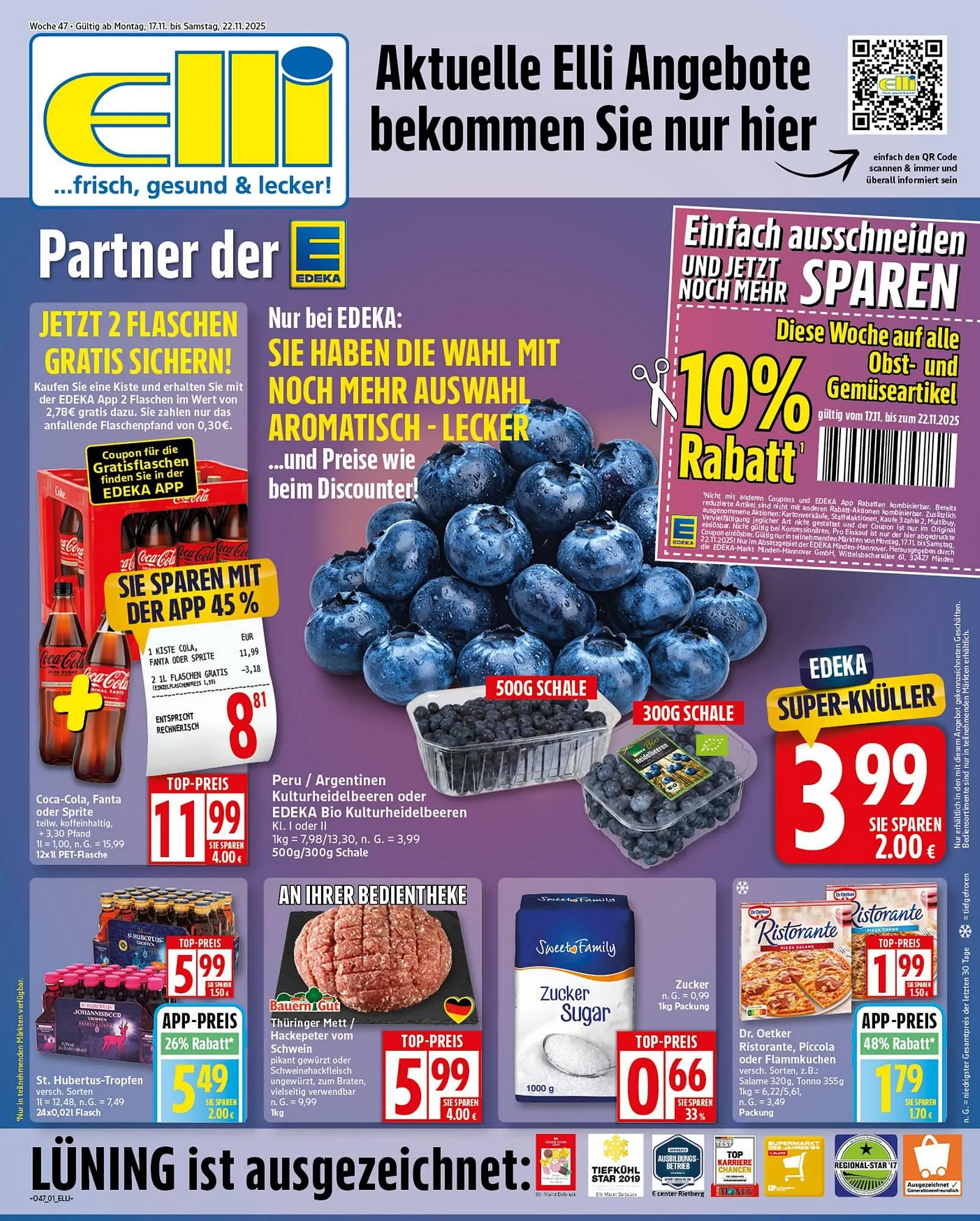 Elli Markt Prospekt von 17. November bis 22. November 2025 - Prospekt seite 1