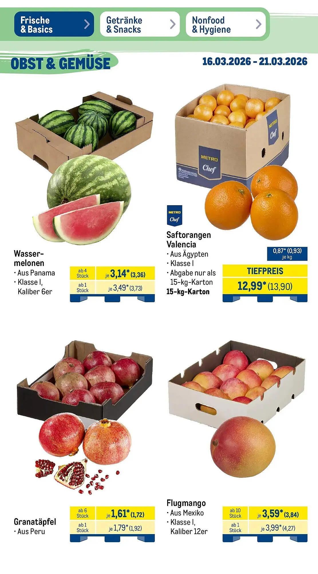 METRO Prospekt von 15. März bis 21. März 2026 - Prospekt seite 12