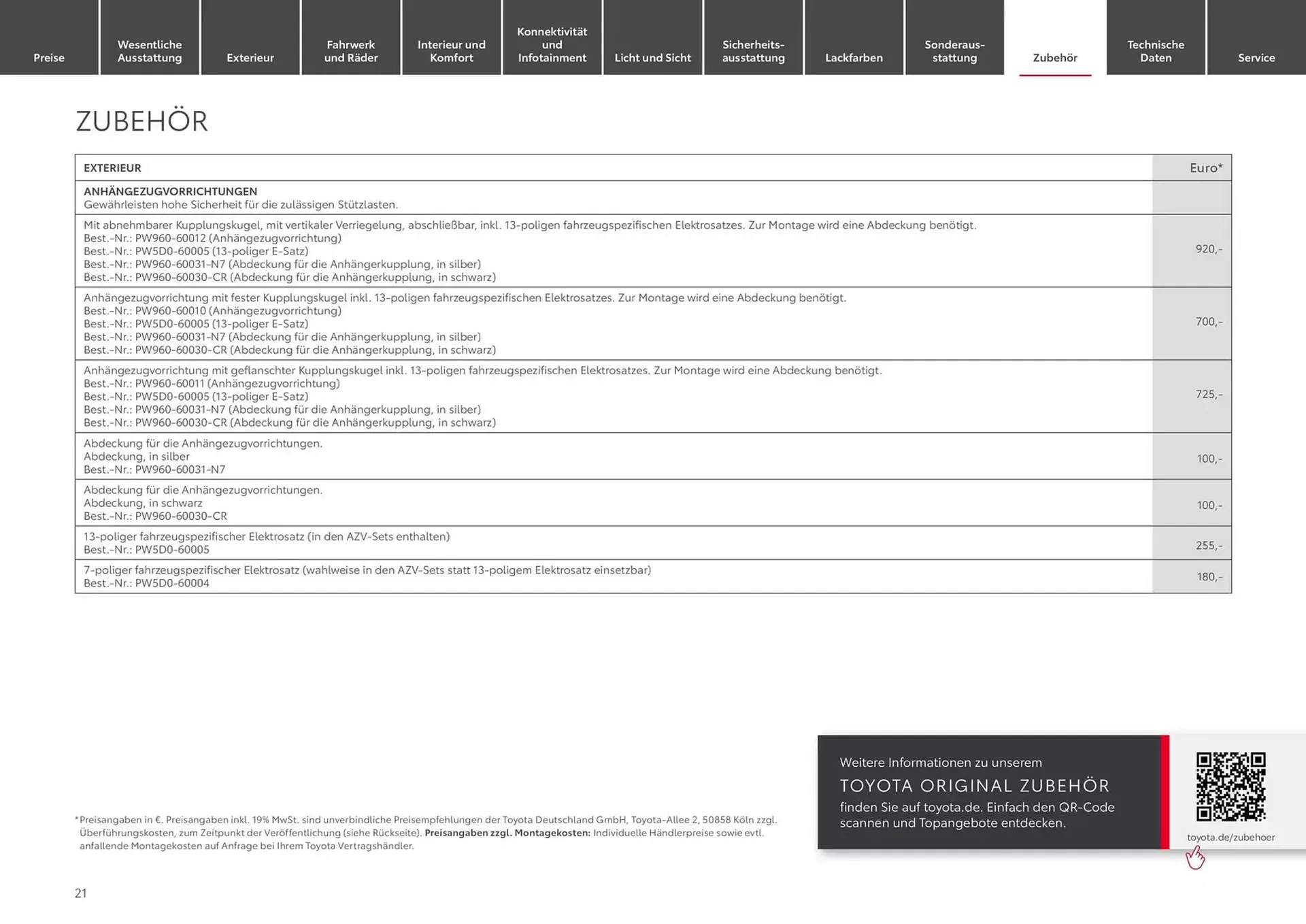 Toyota Prospekt von 21. November bis 21. November 2025 - Prospekt seite 21