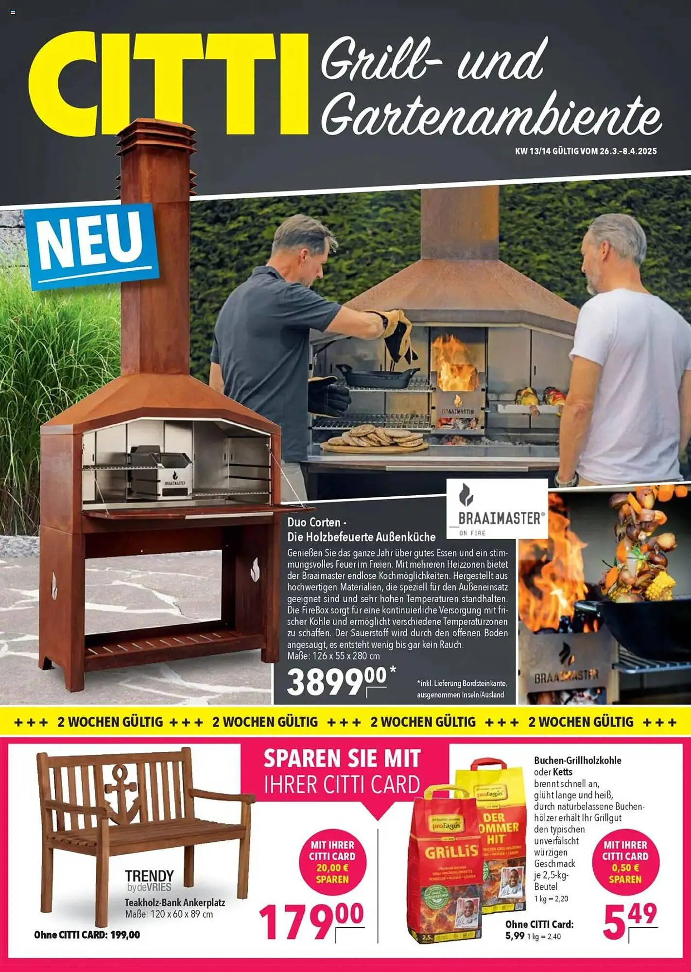 CITTI Markt Prospekt von 26. März bis 8. April 2025 - Prospekt seite 1