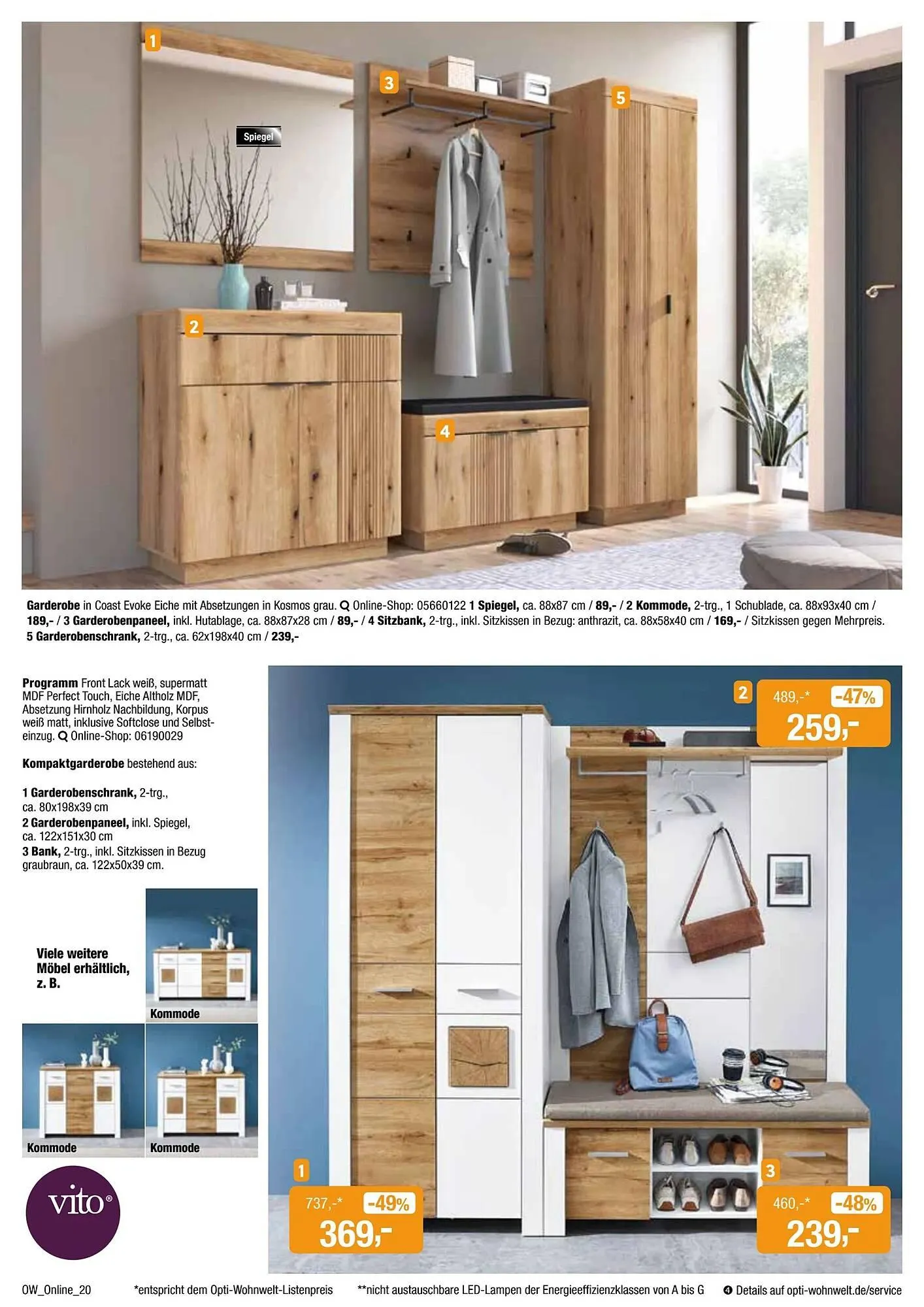 Opti Wohnwelt Prospekt von 13. April bis 24. April 2025 - Prospekt seite 20