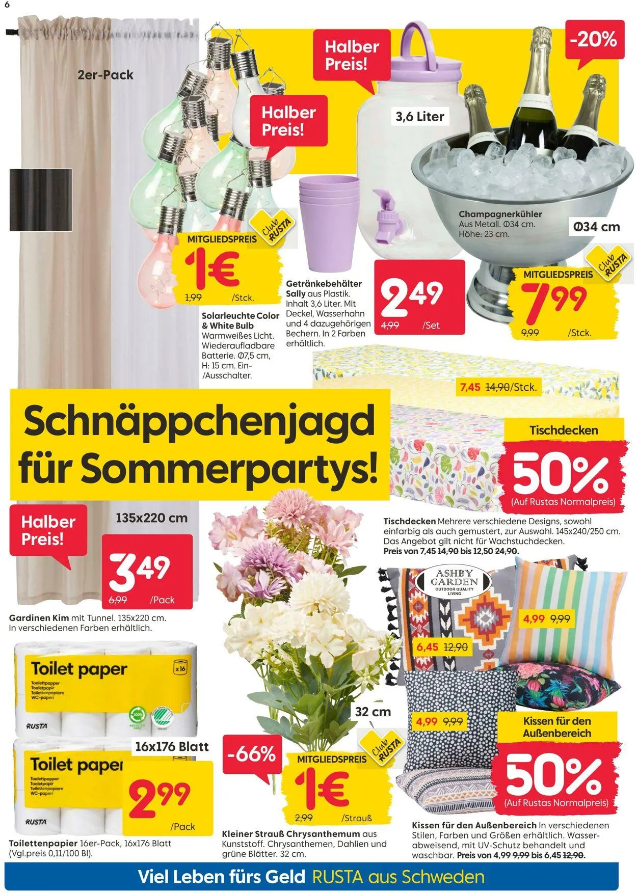 Rusta von 12. Mai bis 26. Mai 2025 - Prospekt seite 6