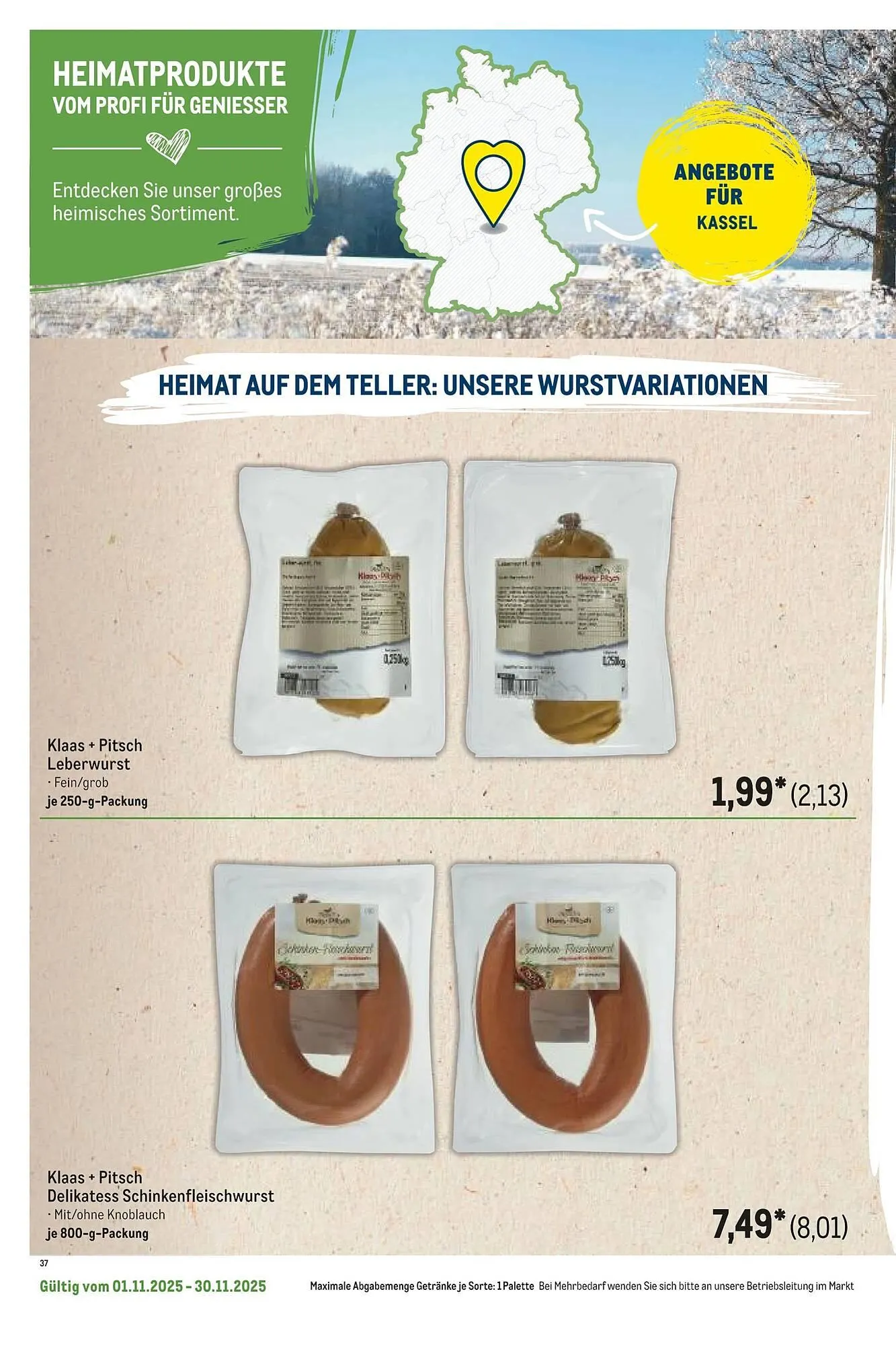 METRO Prospekt von 1. November bis 1. Dezember 2025 - Prospekt seite 4