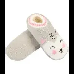 Gestrickte Ballerina-Hausschuhe