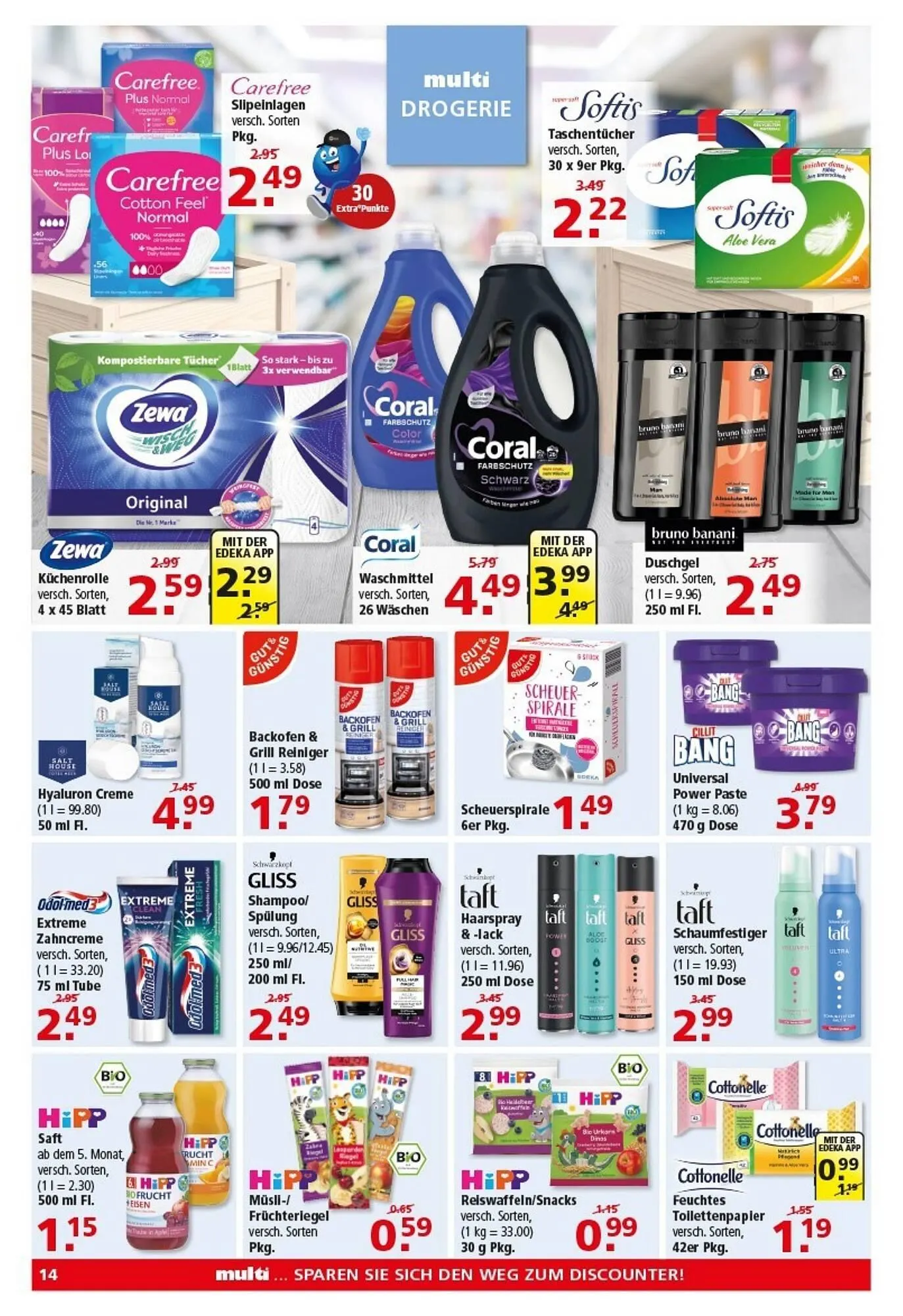 Multi Markt Prospekt von 30. März bis 4. April 2026 - Prospekt seite 14