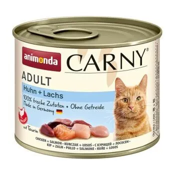 animonda Carny Nassfutter Katze Adult Huhn & Lachs 6x200 g